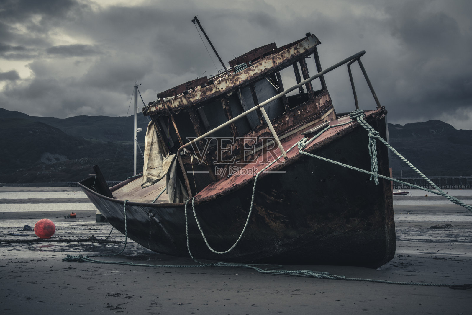 旧渔船照片摄影图片