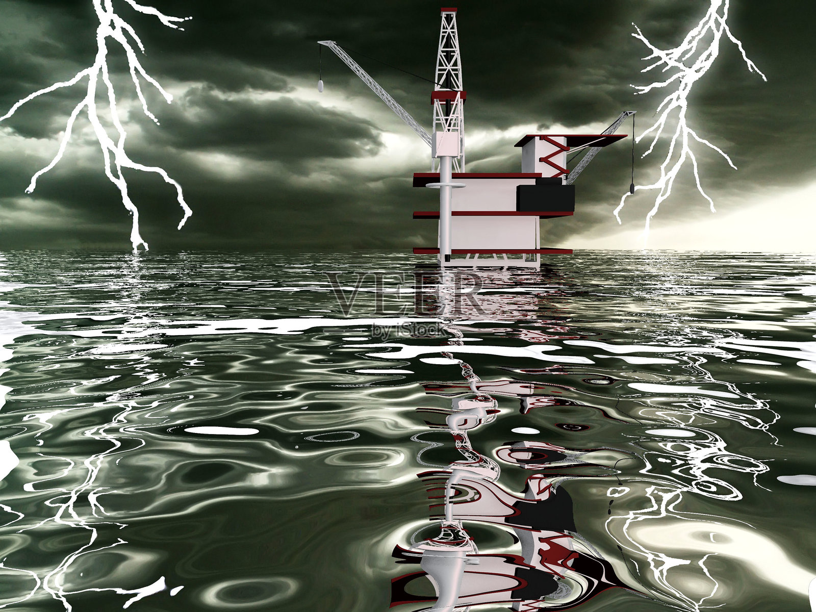 海上风暴照片摄影图片