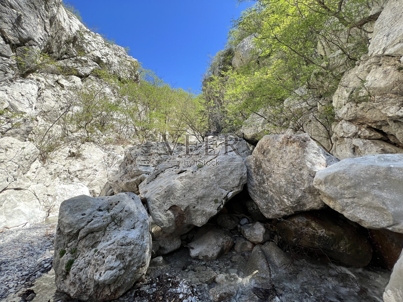 马拉帕克莱尼察峡谷，塞利内（克罗地亚帕克莱尼察国家公园）照片摄影图片