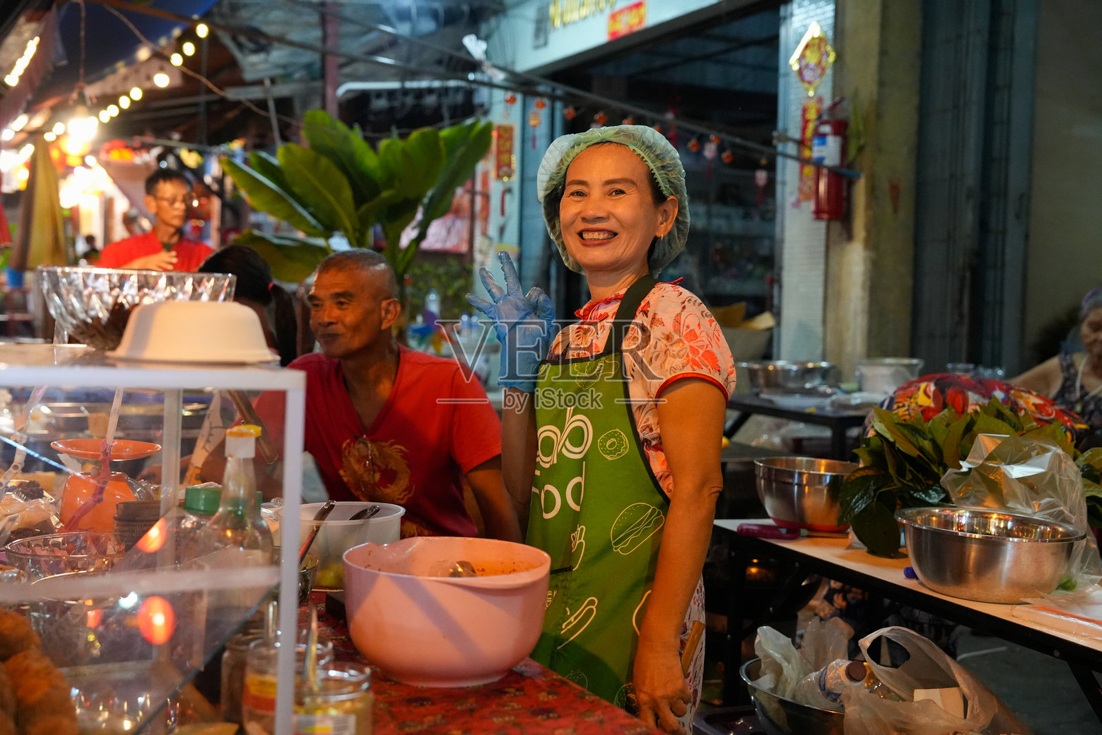 泰国春武里府芭提雅区的查克瑙市场照片摄影图片