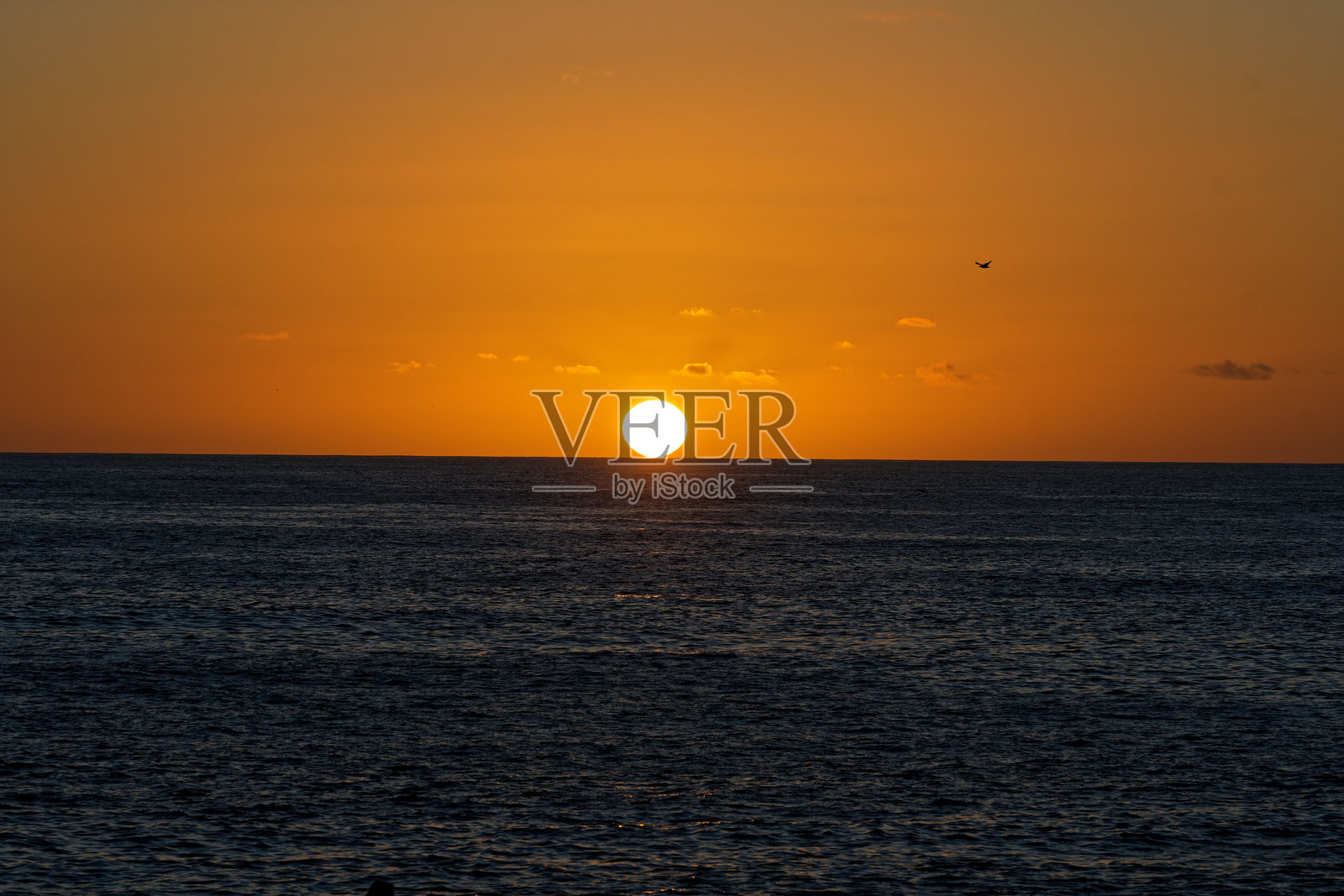 海上的日落照片摄影图片