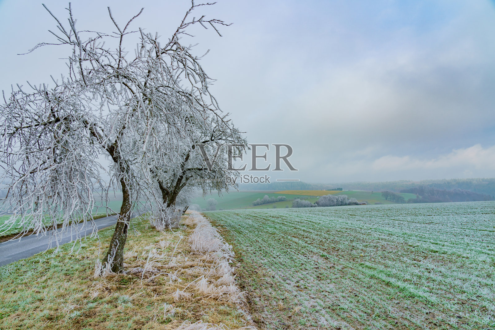 冰冷的风景照片摄影图片