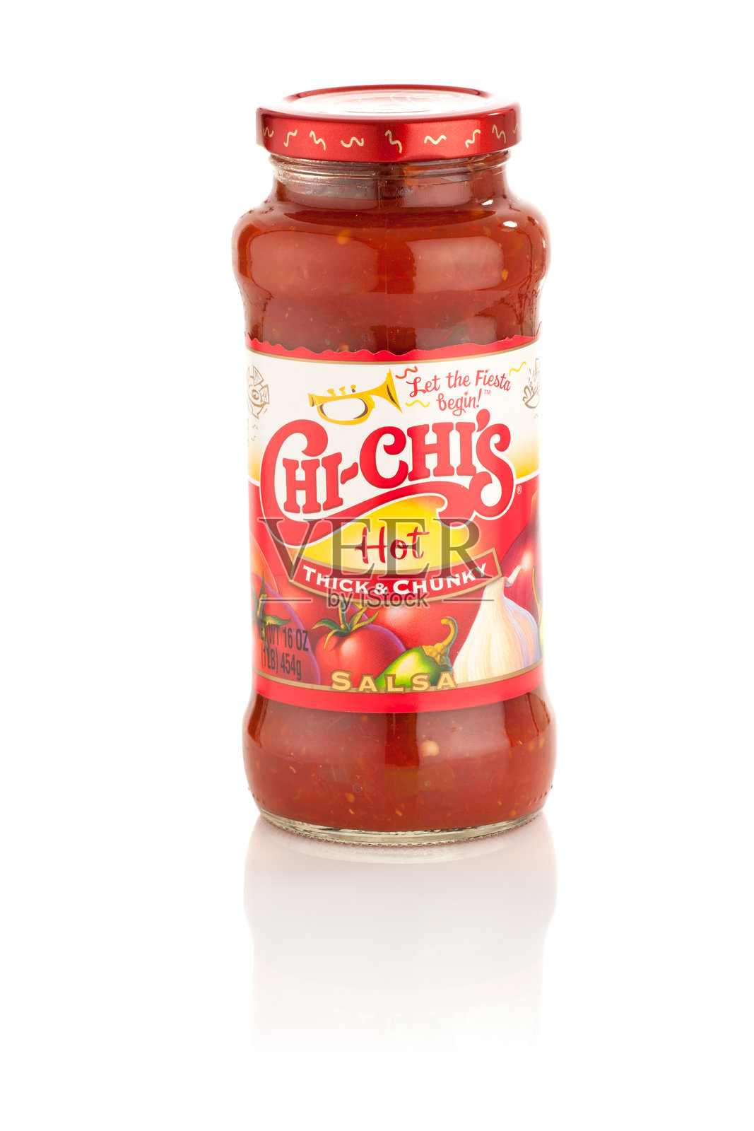 Chi-Chi's 热辣莎莎酱配玉米片照片摄影图片