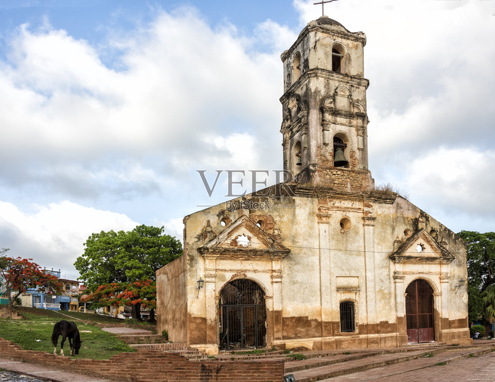 特立尼达教堂照片摄影图片