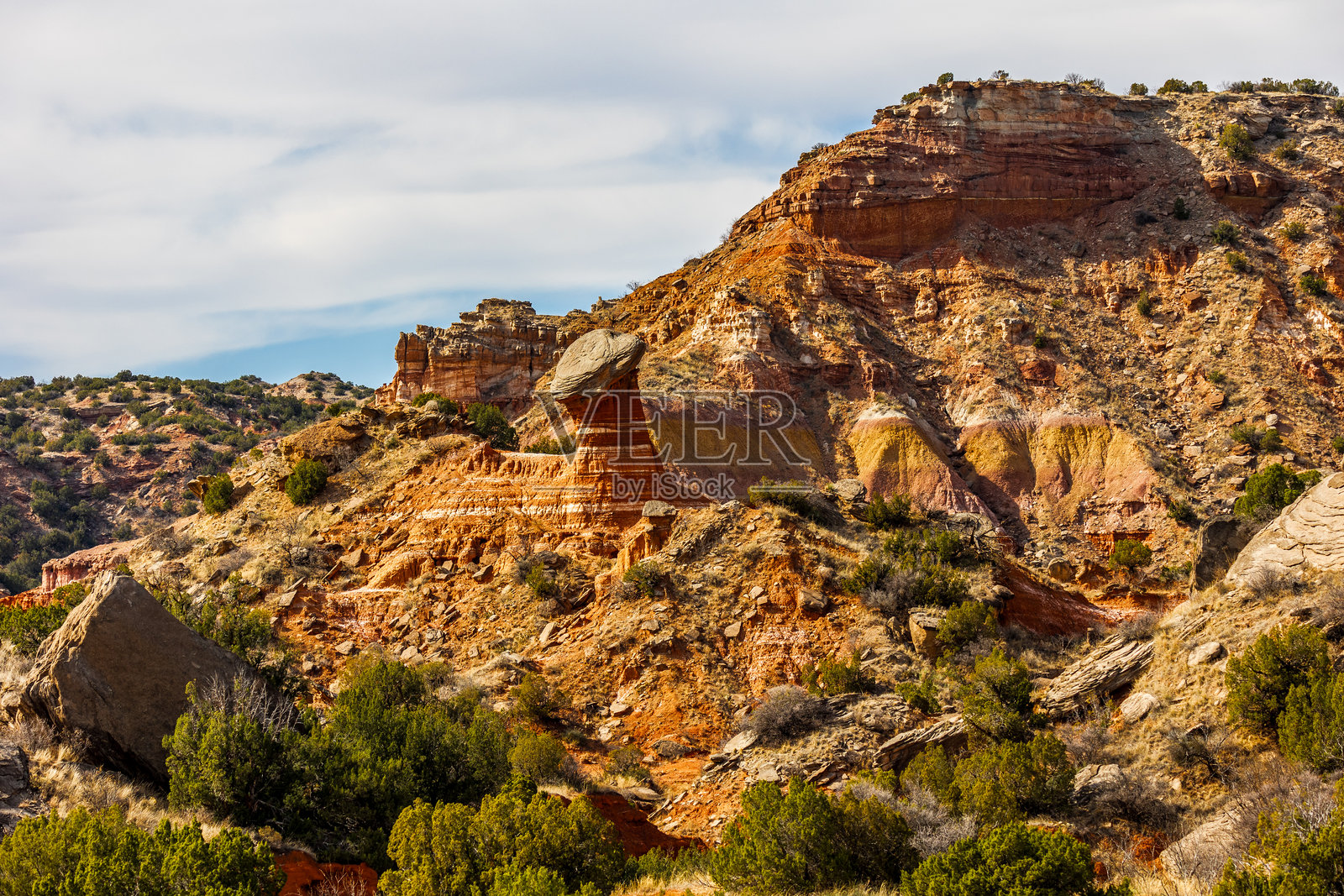 美丽的帕洛杜罗峡谷州立公园。照片摄影图片
