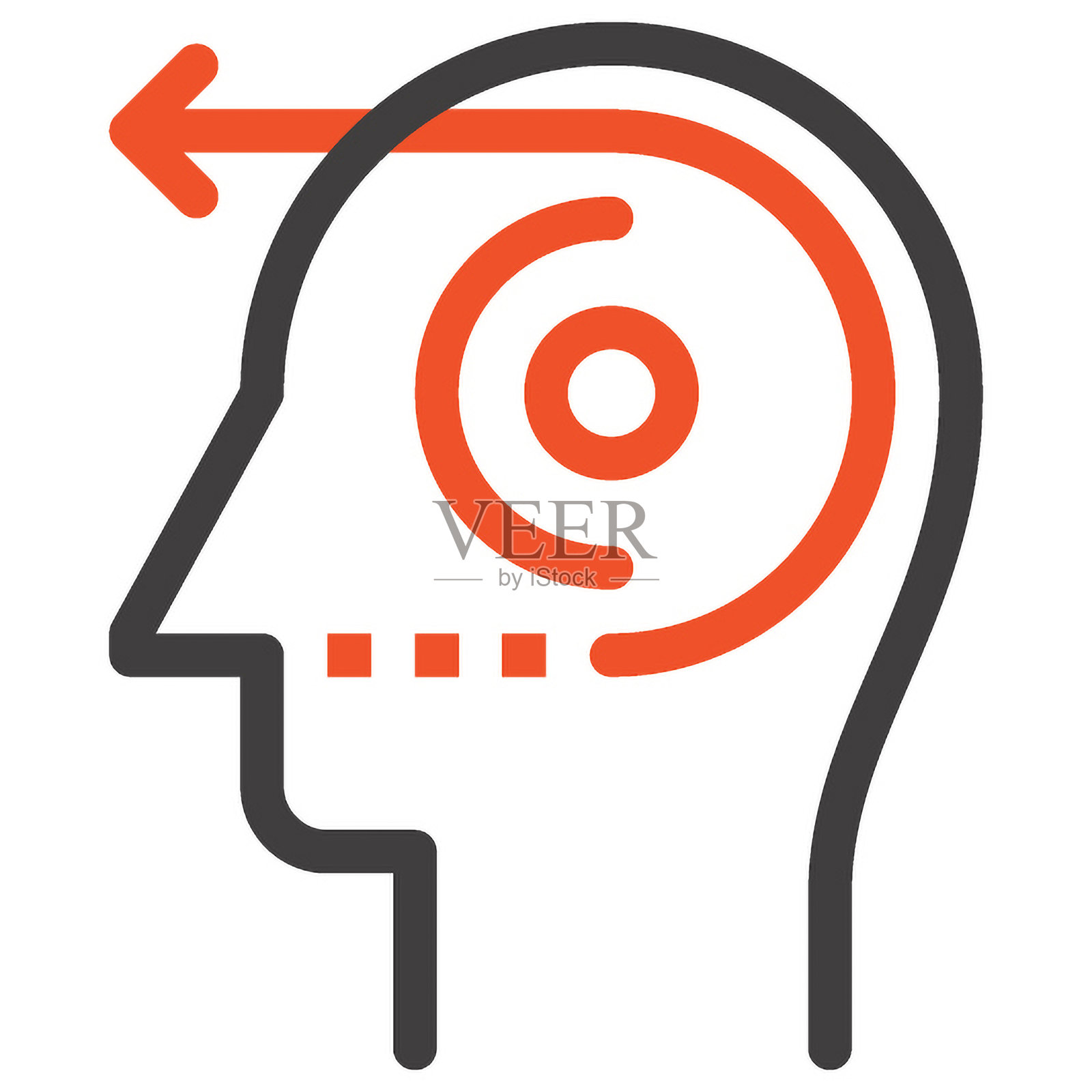 前瞻性思维插画图片素材