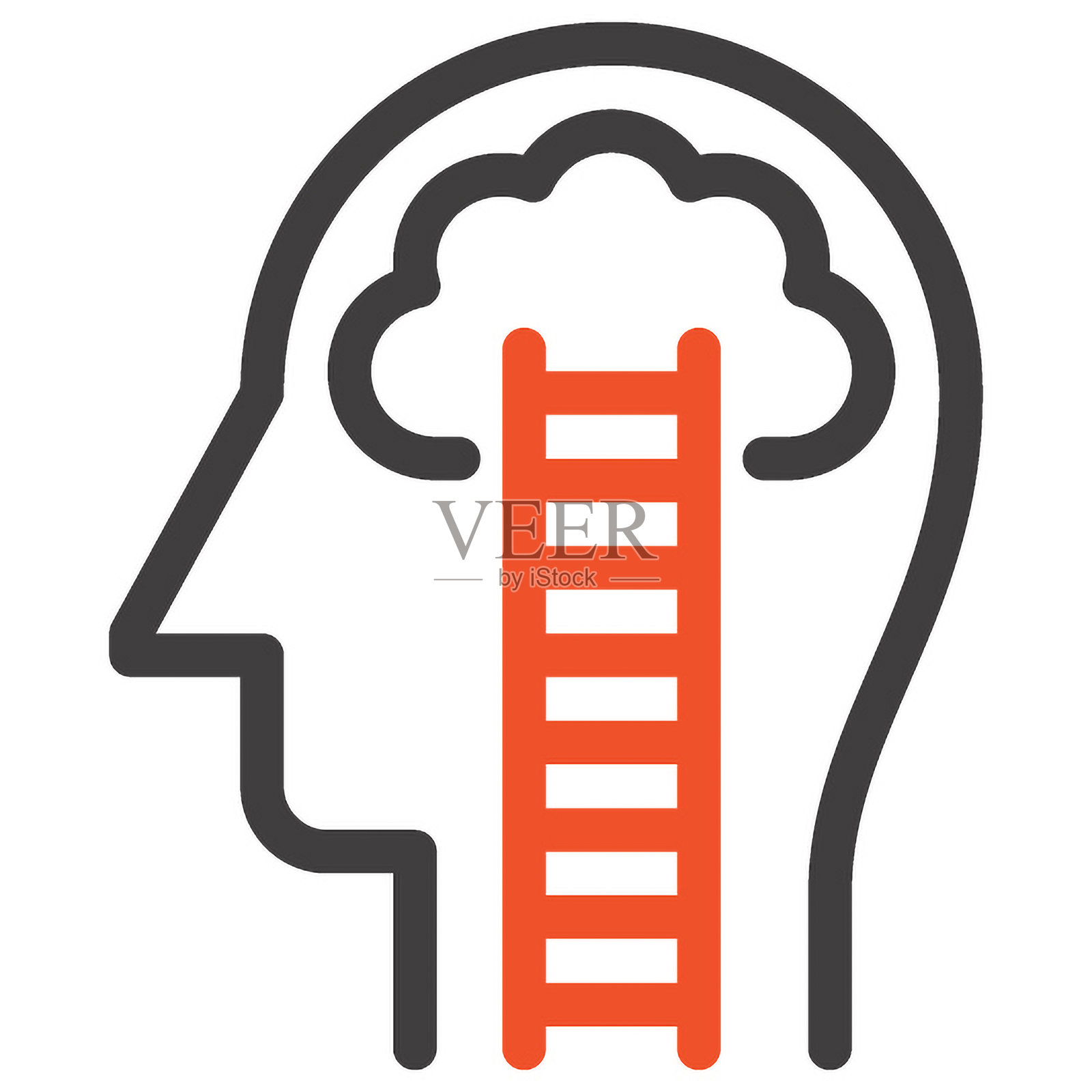 梦想图标概念插画图片素材