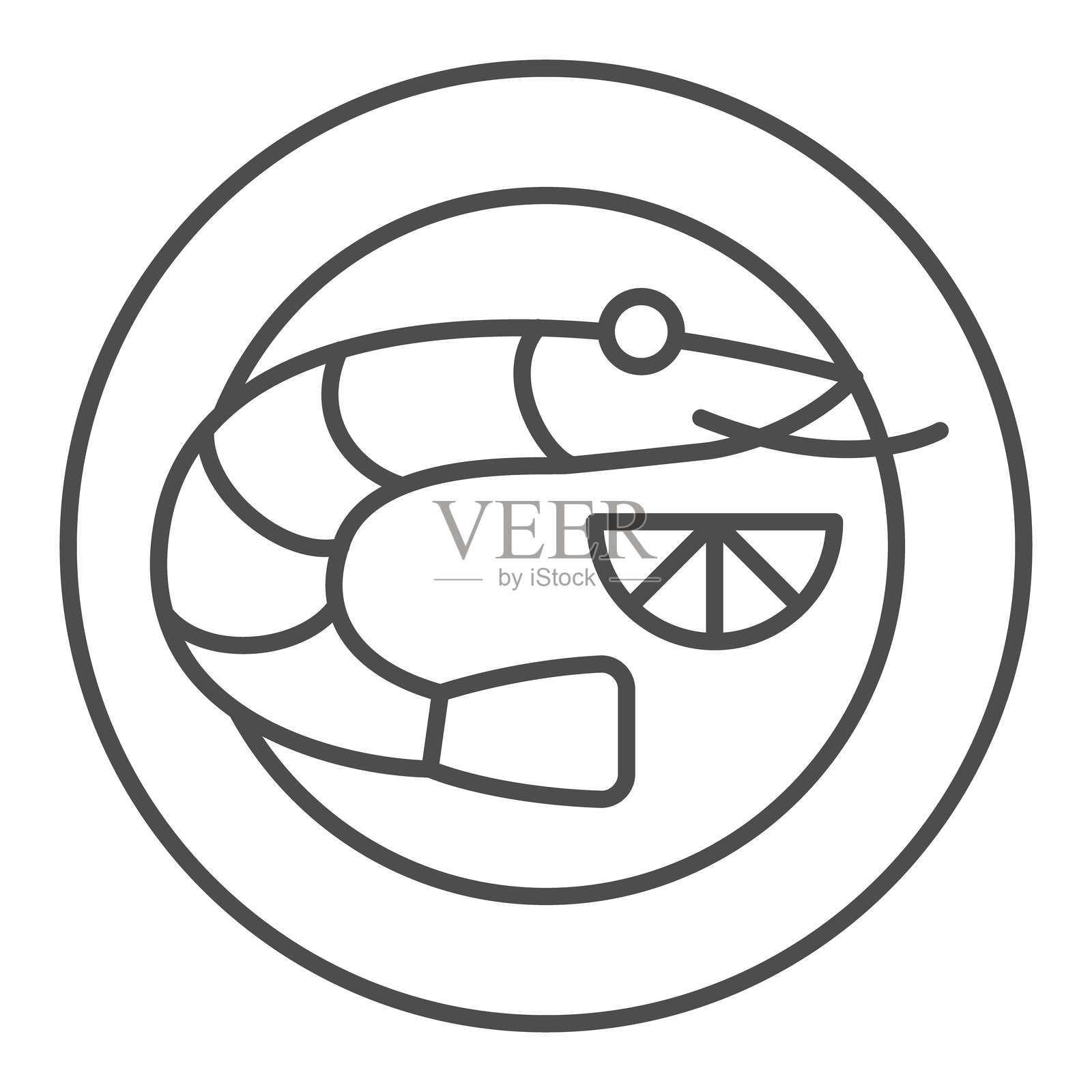 泰国冬阴功汤盘薄线图标，泰国美食概念。矢量图形。虾、小龙虾、海鲜标志，白色背景上的轮廓风格图标，适用于移动或网页设计。插画图片素材