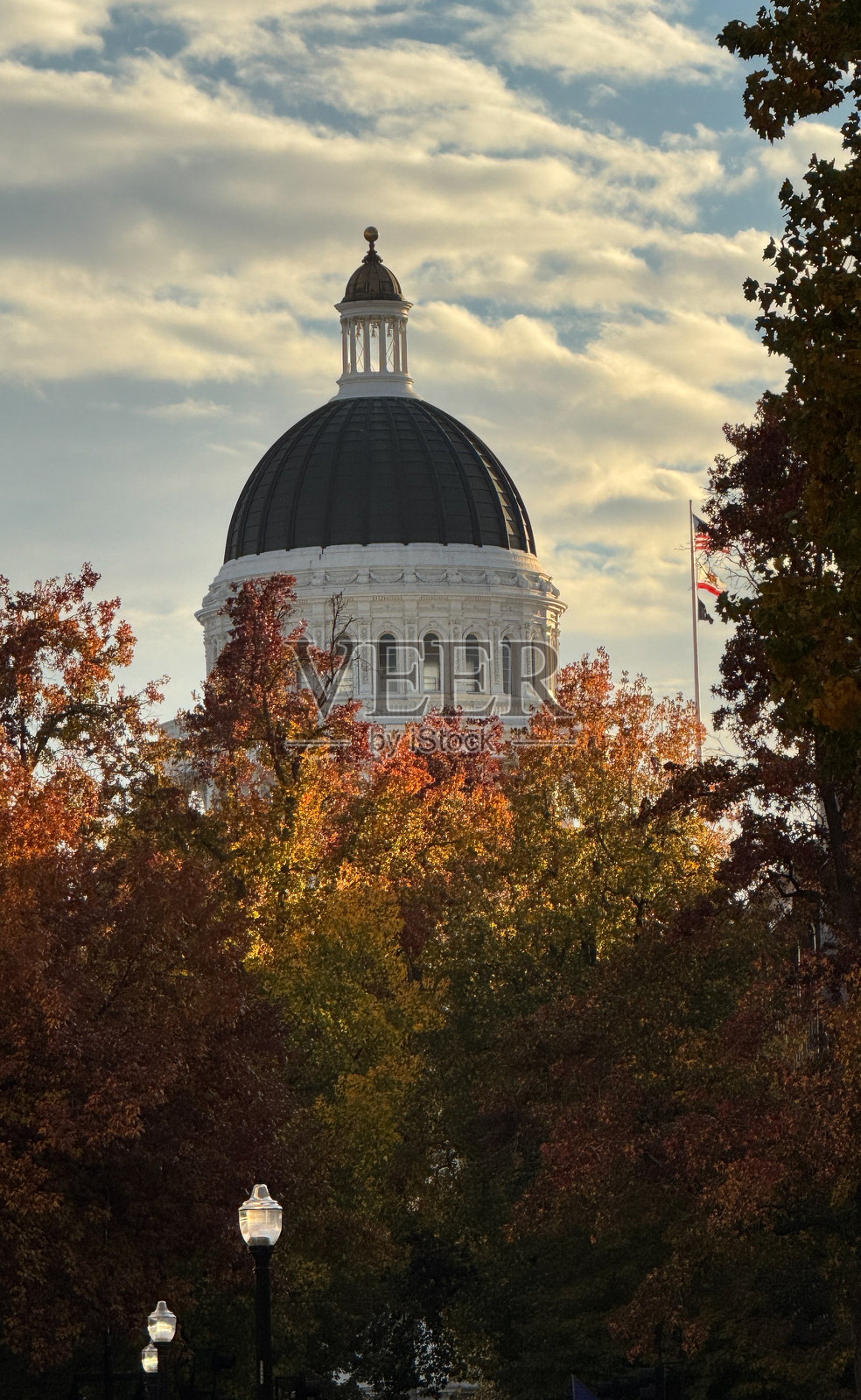 加利福尼亚州州府 | 秋季照片摄影图片