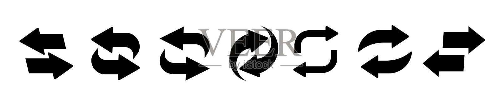 重载图标集。返回图标插画图片素材