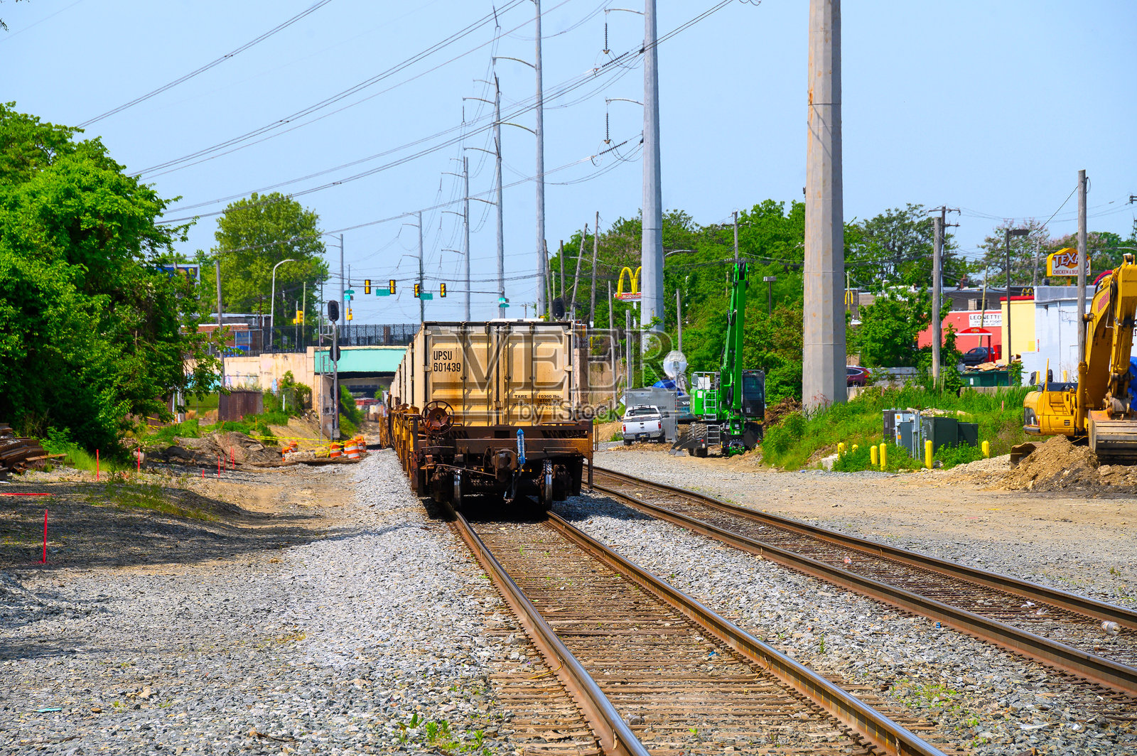 费城的CSX I031联运列车照片摄影图片