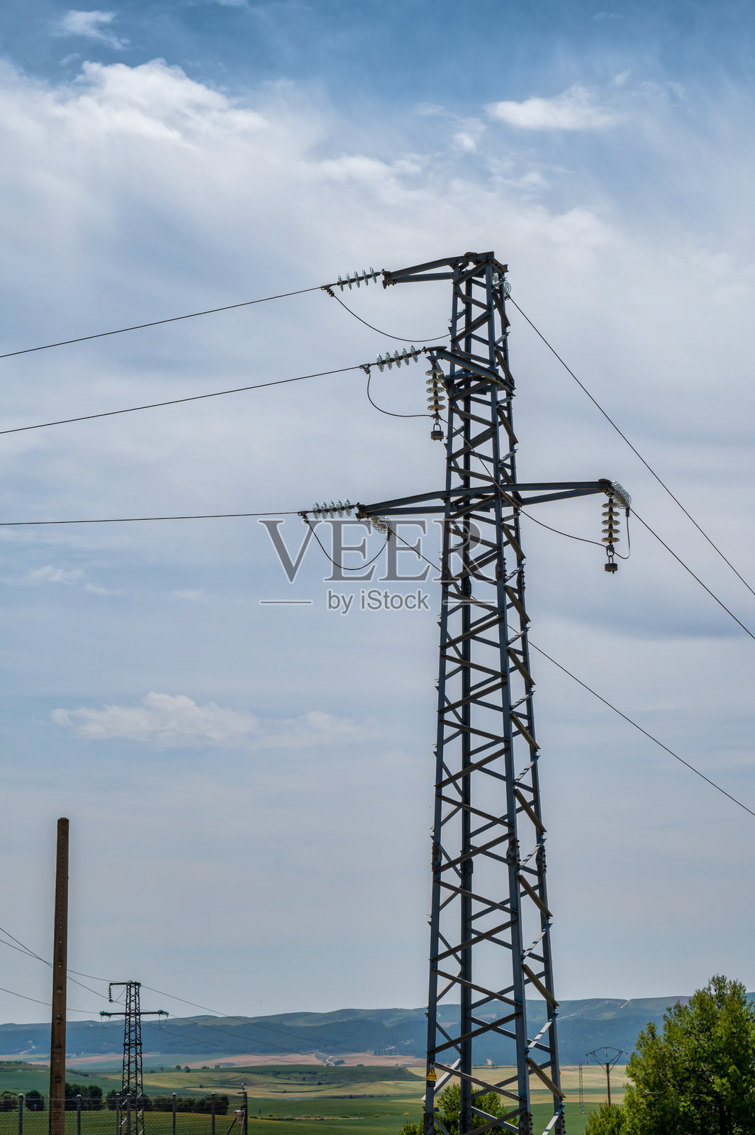 电力塔照片摄影图片