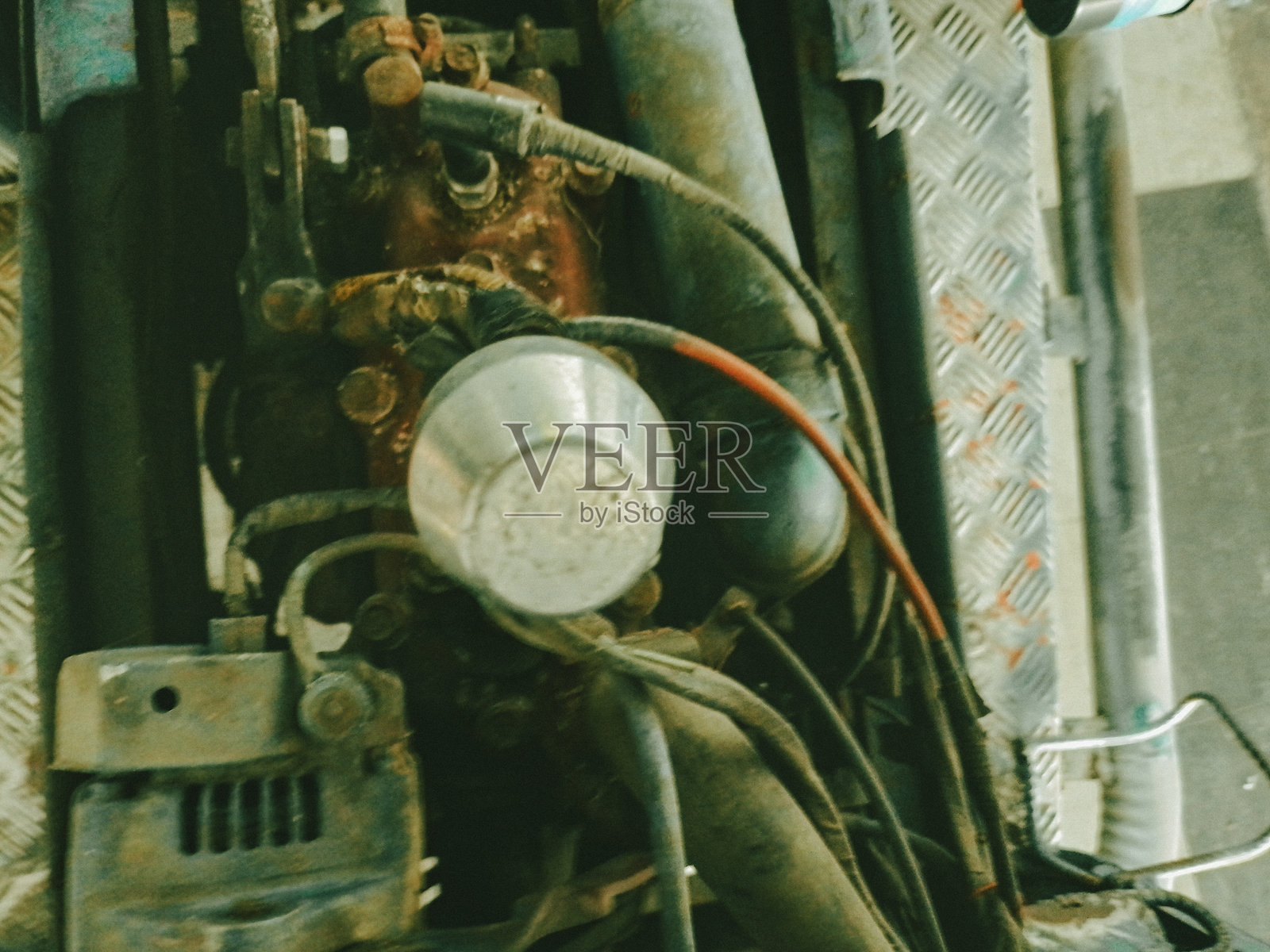 旧汽油发动机照片摄影图片