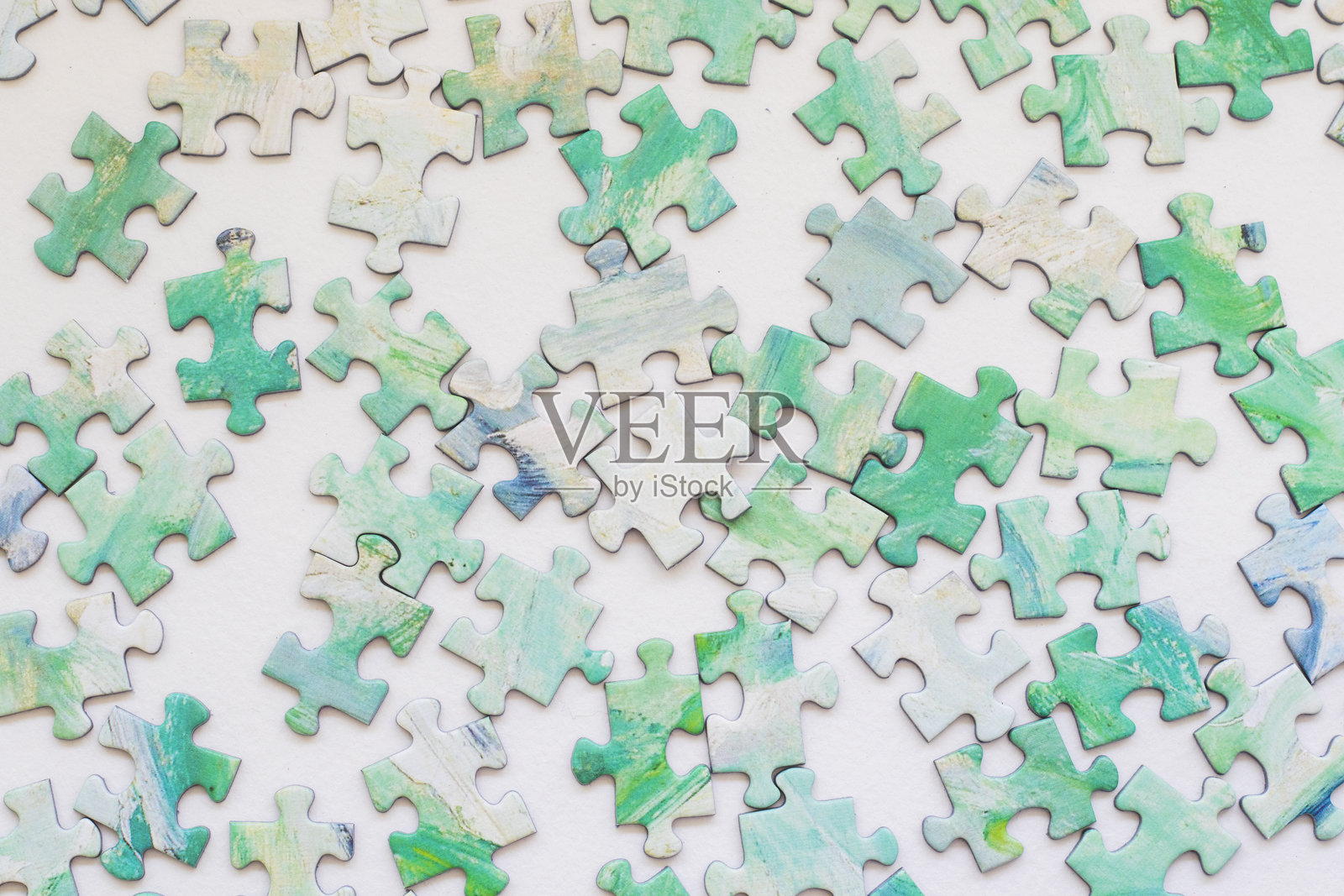 五彩缤纷的拼图照片摄影图片