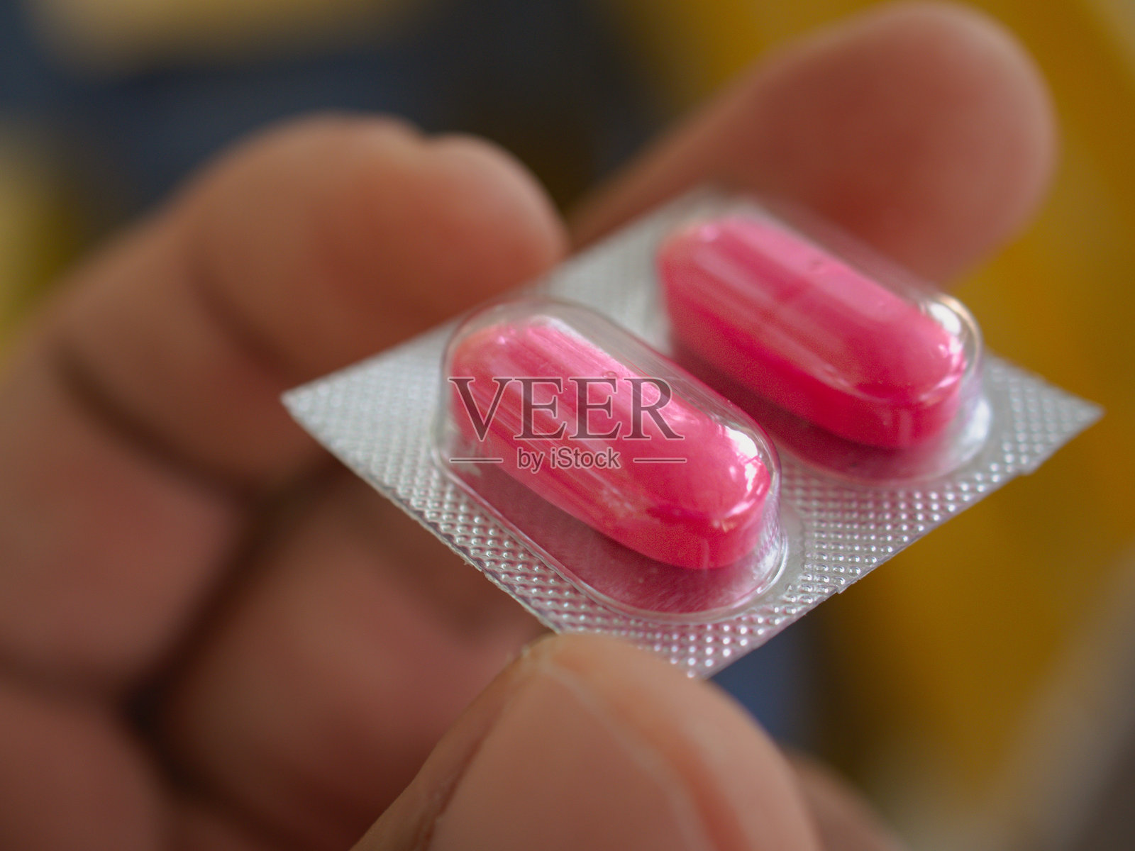 粉色药丸照片摄影图片