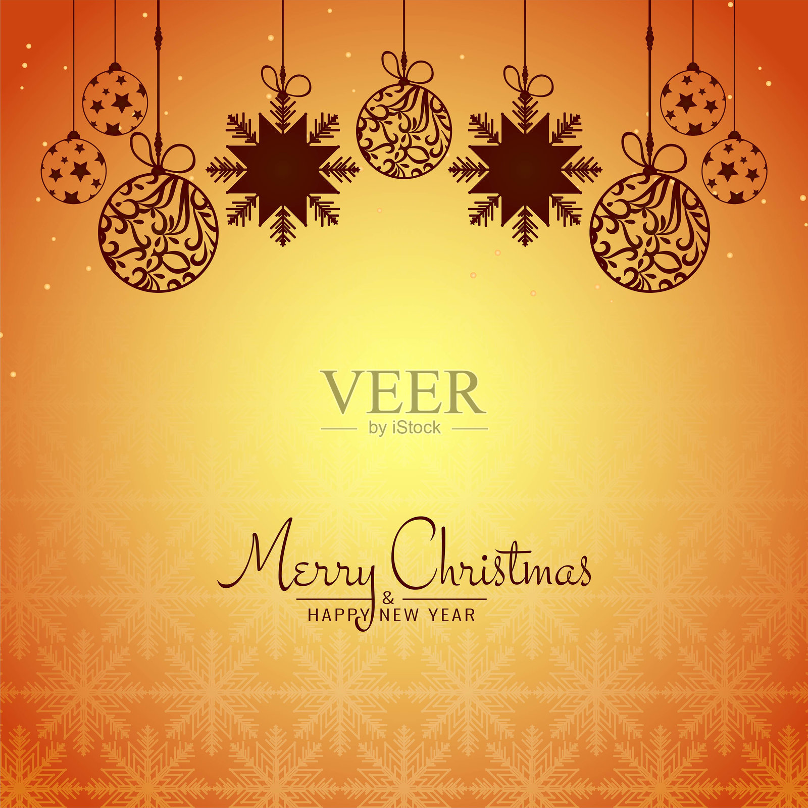 抽象的圣诞节庆祝背景插画图片素材