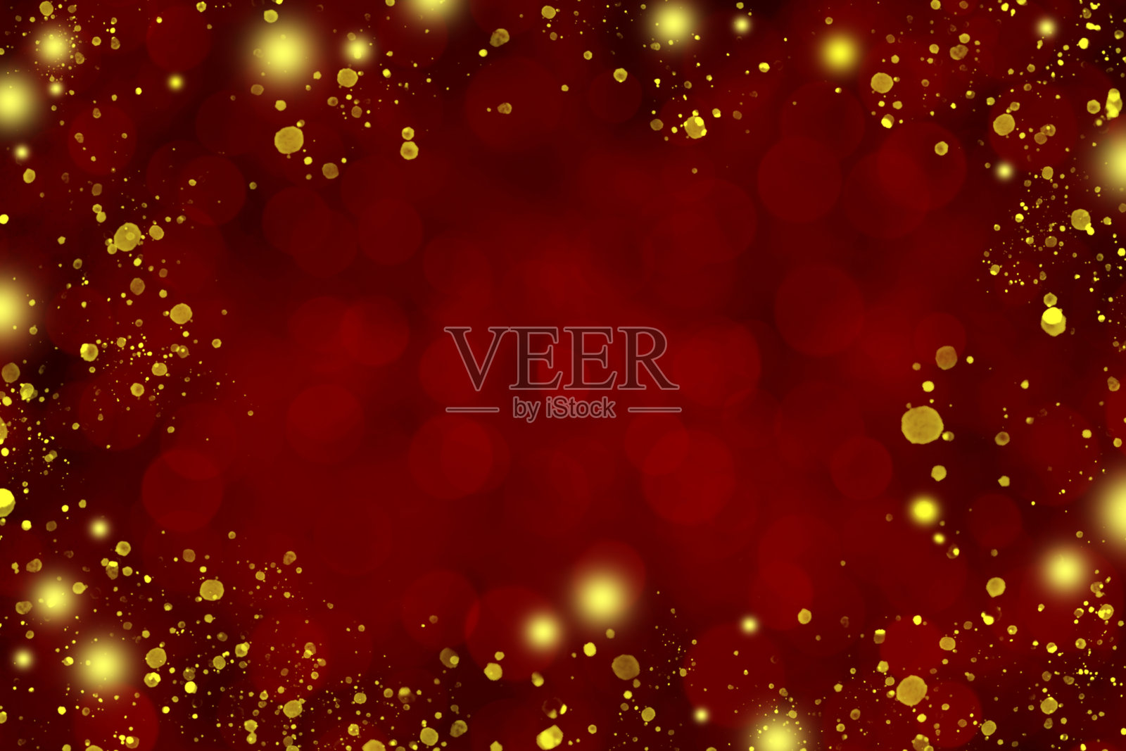 圣诞节闪耀背景，带有美丽的散景和留白空间照片摄影图片