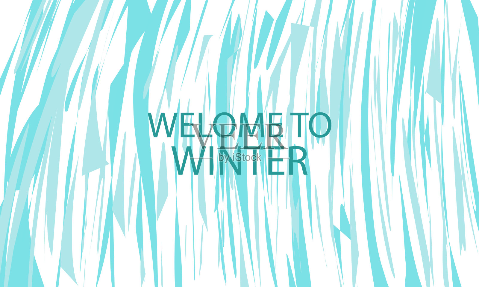 抽象直线图案冬季背景蓝天色彩设计插画图片素材