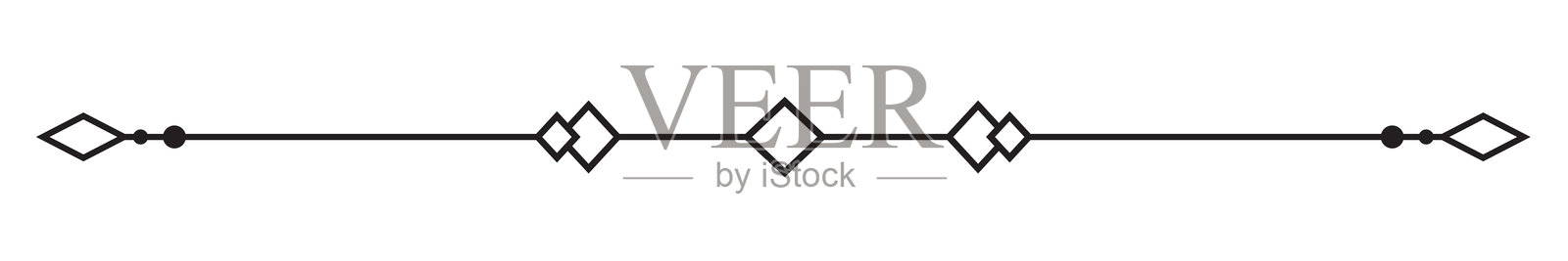 复古装饰线条。文本分隔符。线条边框。线条分隔符，边框，复古分隔符，下划线元素。矢量插图插画图片素材