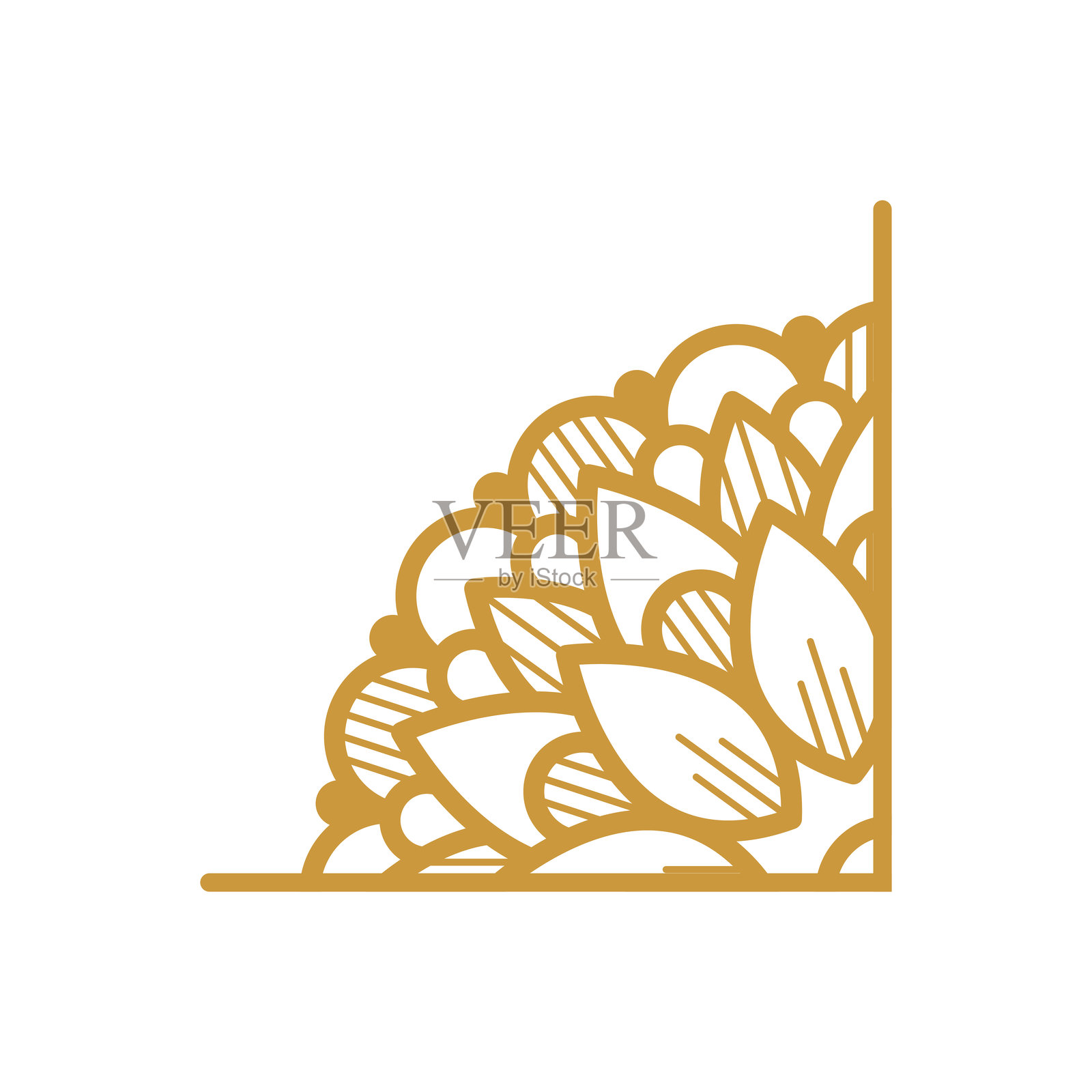 曼荼罗设计元素集合装饰插画图片素材