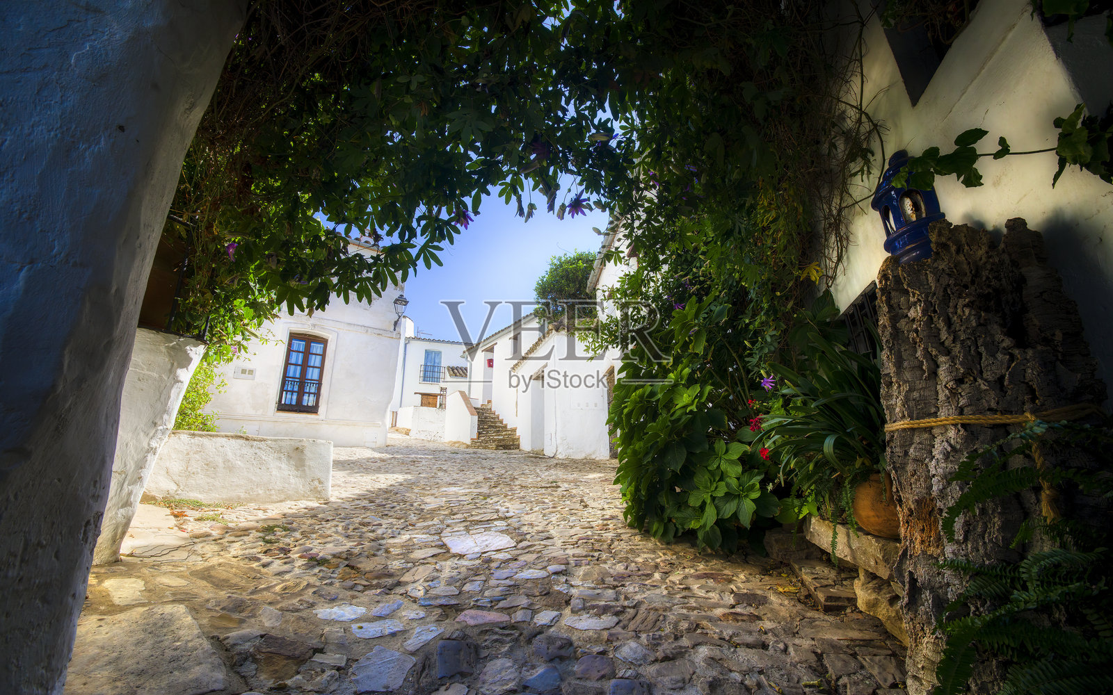 来自西班牙安达卢西亚的美丽村庄卡斯特利奥·德·卡斯特拉尔照片摄影图片