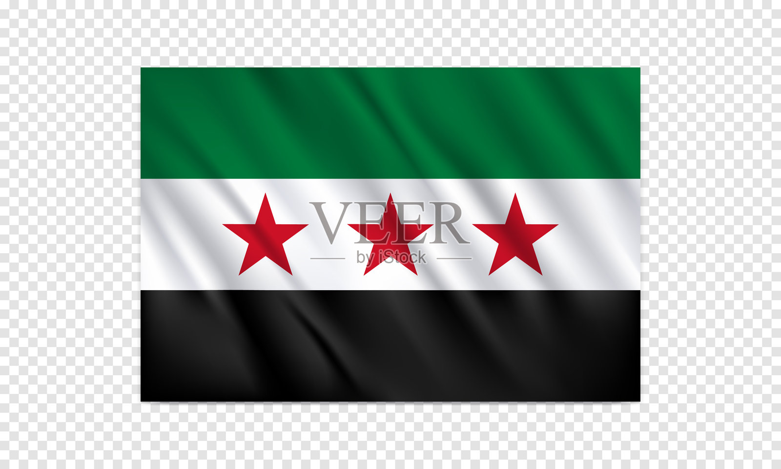 叙利亚国旗插画图片素材