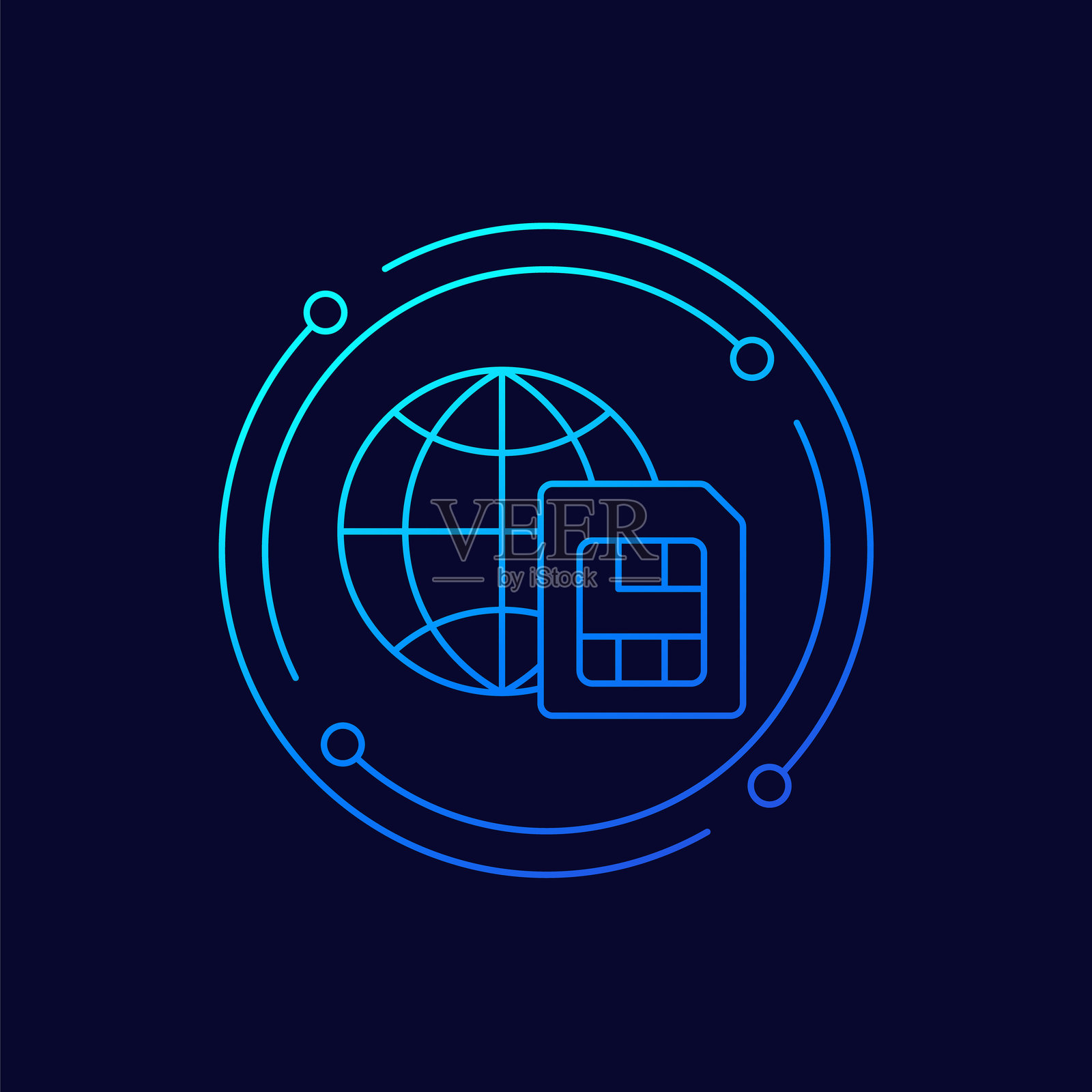 健身、健康、健身房时尚图标在圆形中插画图片素材