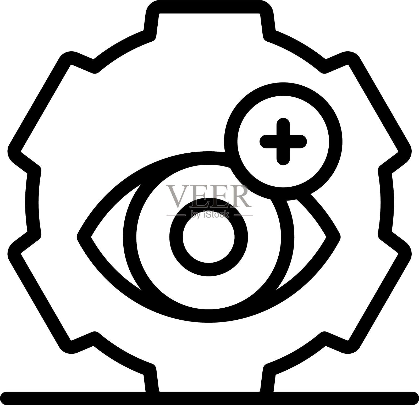 验光师执业图标插画图片素材