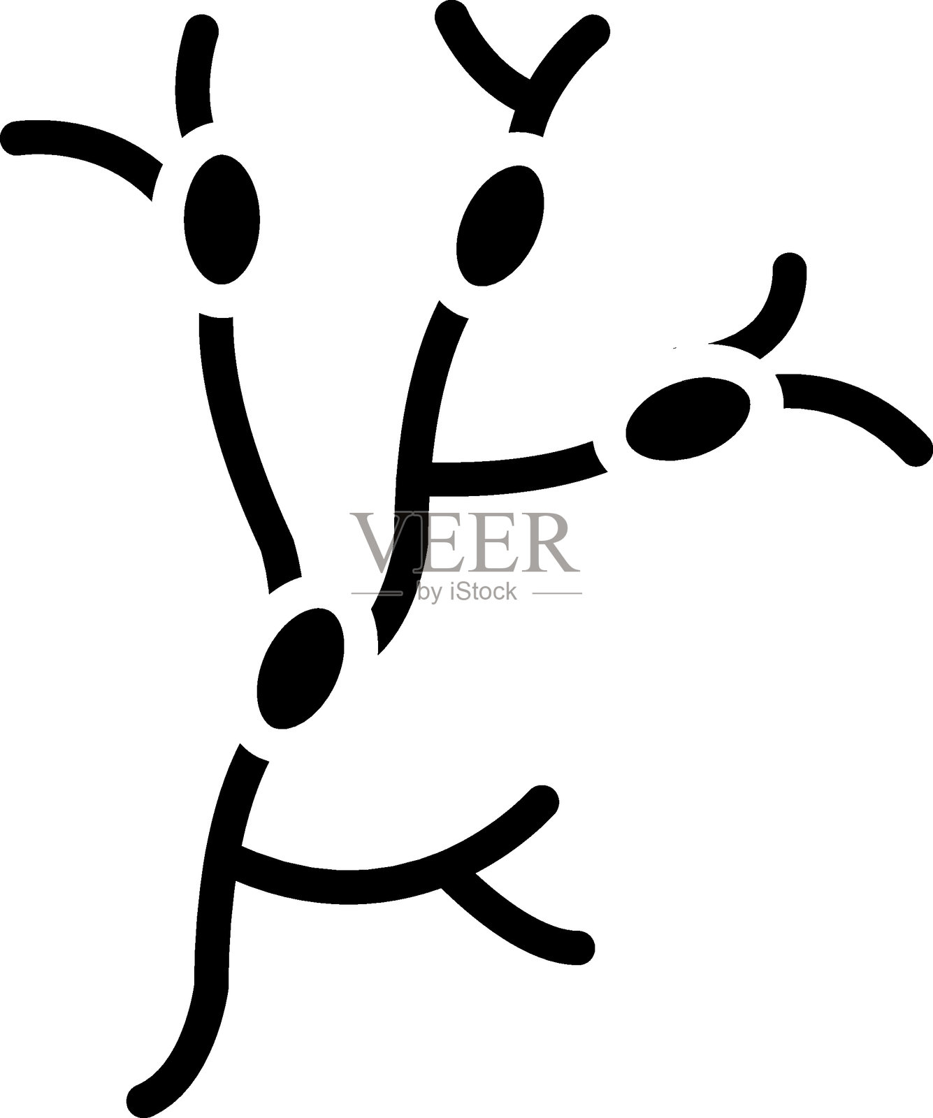 淋巴结切除图标风格的矢量设计插画图片素材