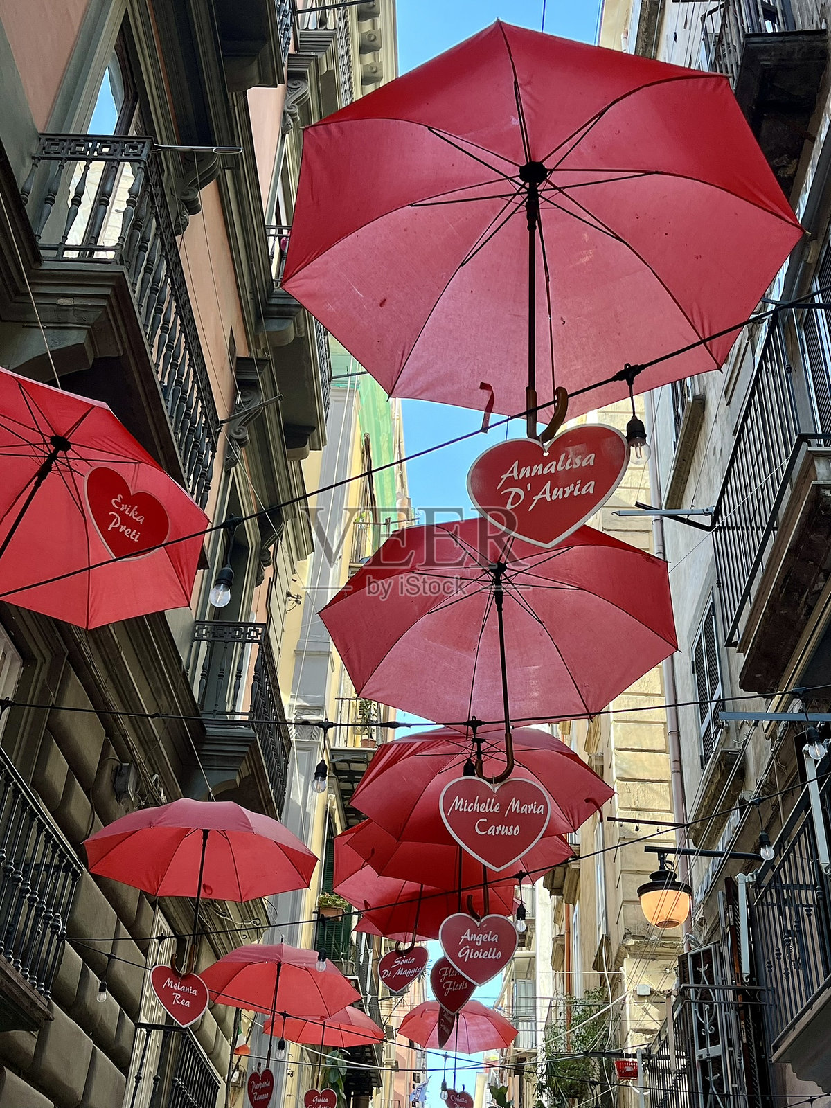 意大利 - 那不勒斯 - 西班牙区照片摄影图片