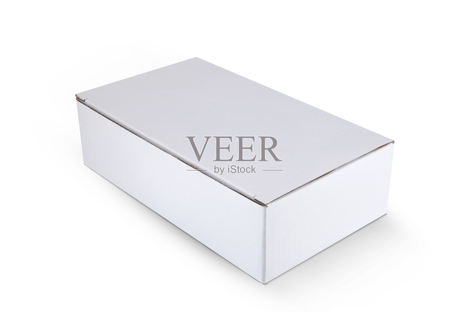 白色纸板箱，孤立在白色背景上照片摄影图片