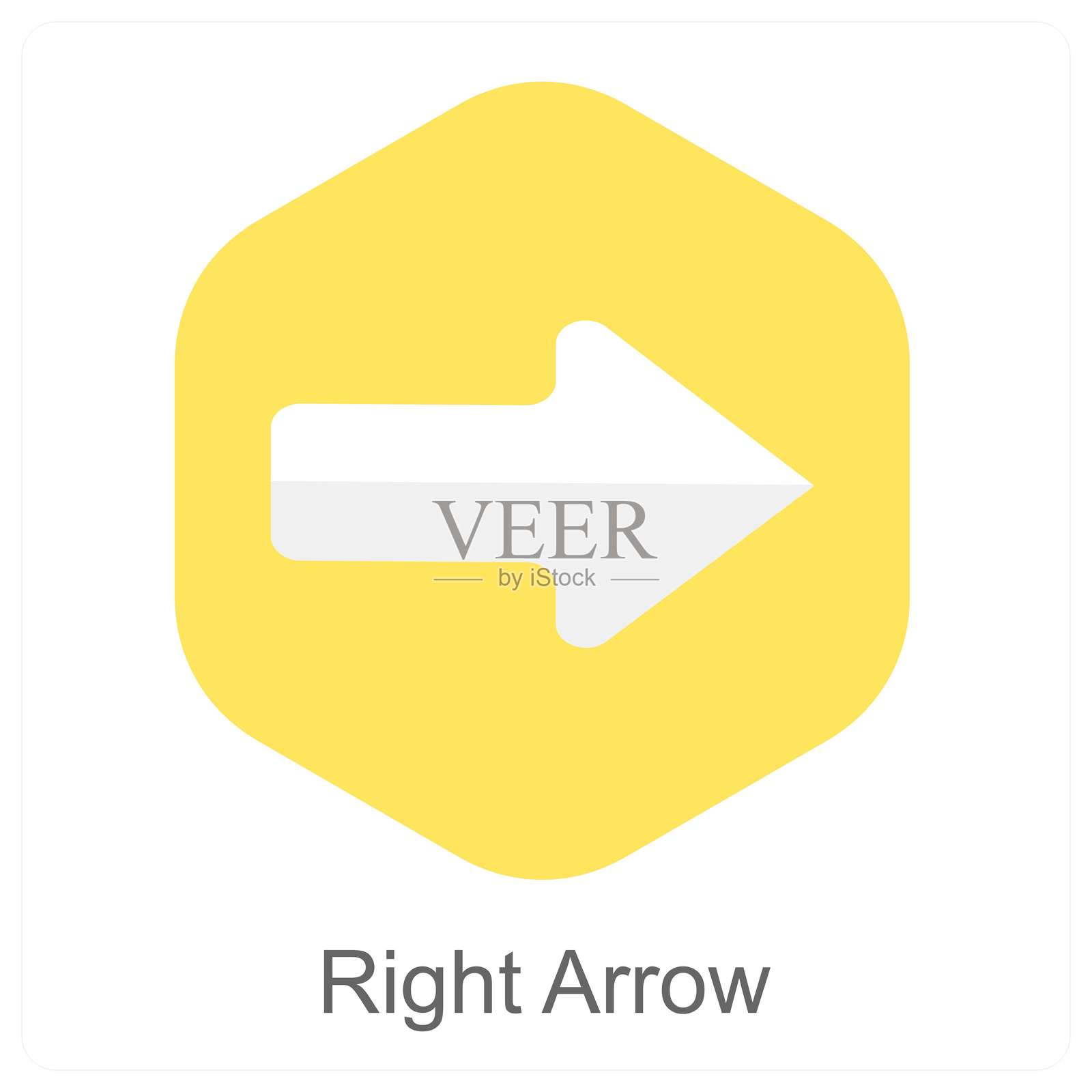 右箭头插画图片素材