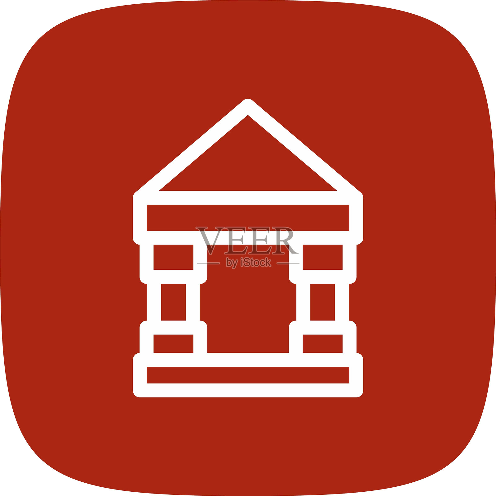 法庭图标插画图片素材