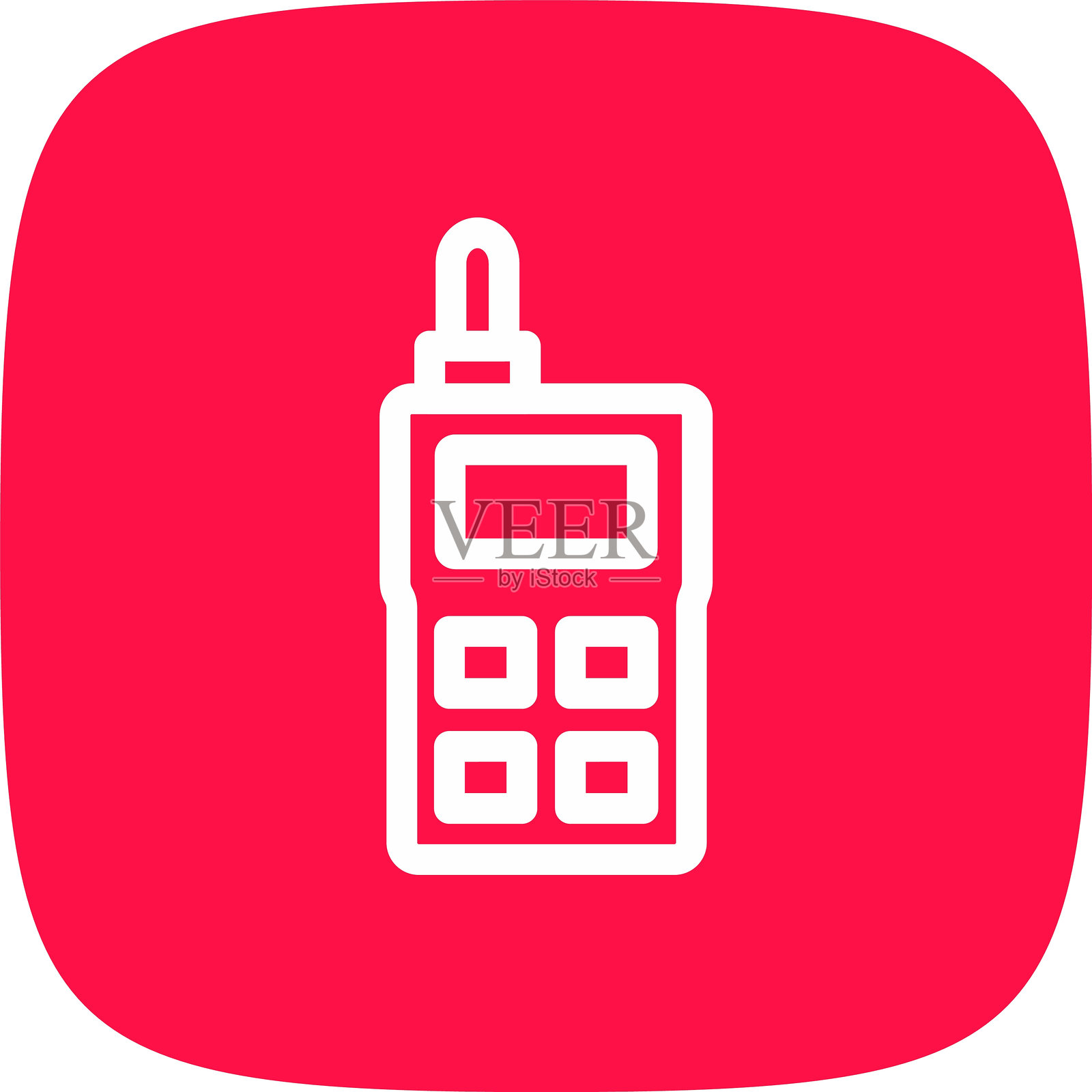 对讲机图标插画图片素材