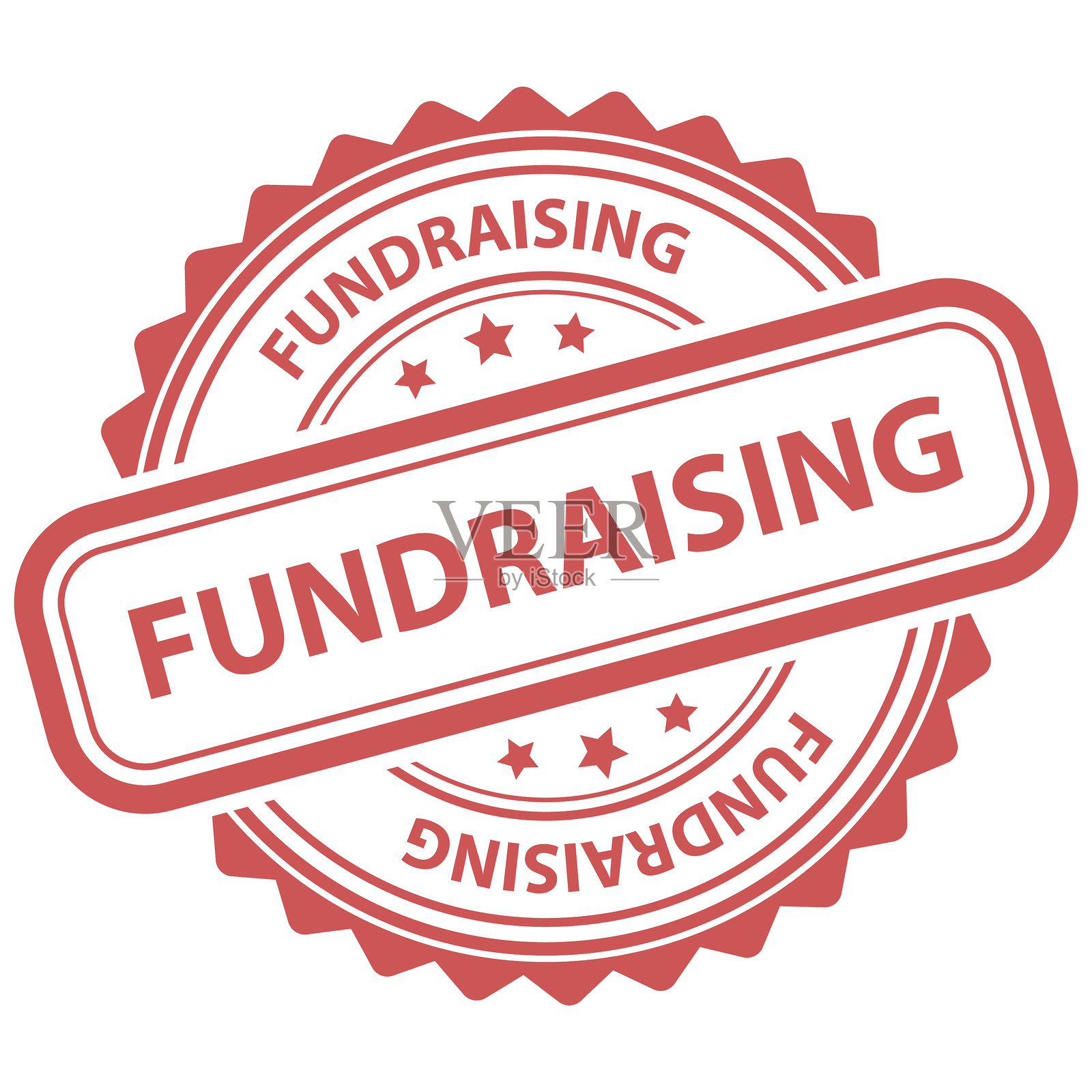 筹款橡胶印章插画图片素材