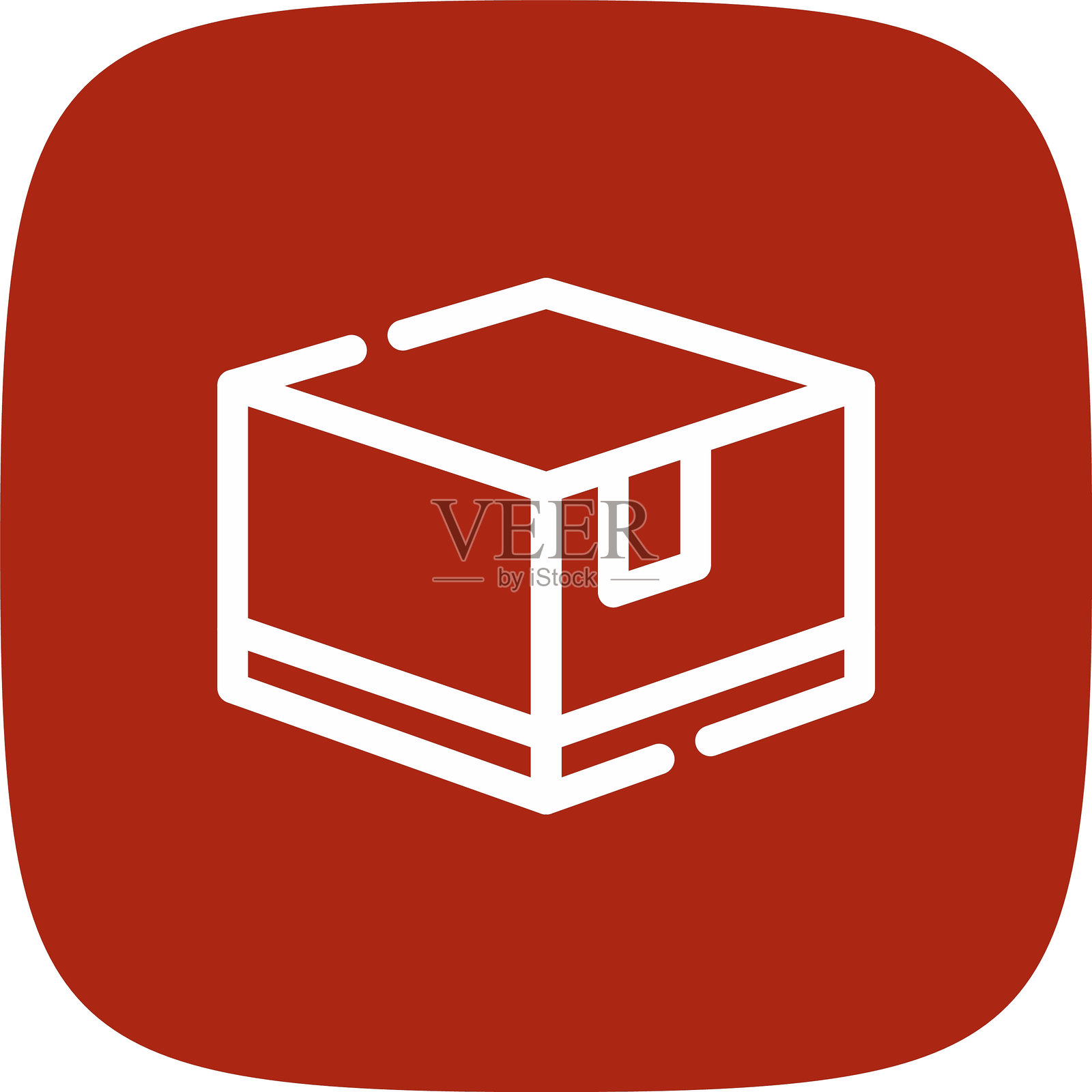 盒子图标插画图片素材