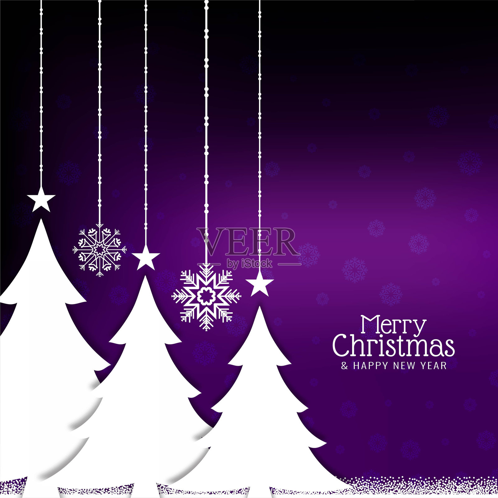 时尚现代的圣诞节背景插画图片素材