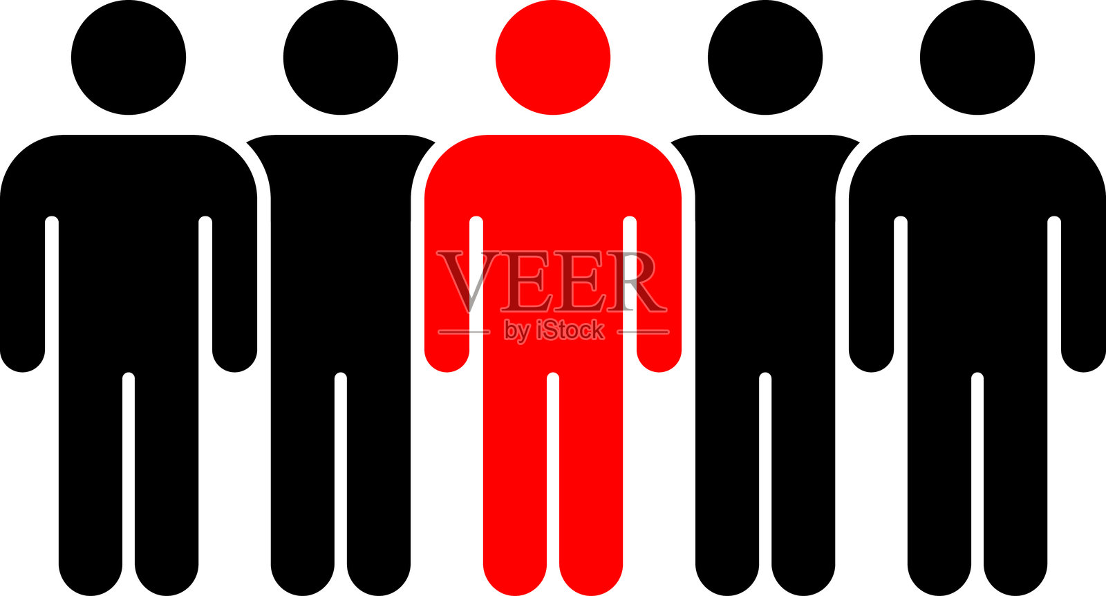 团队工作者用户图标集。人口。人口统计。员工团队图标。用户个人资料符号。人群或用户组。人物符号。矢量。插画图片素材