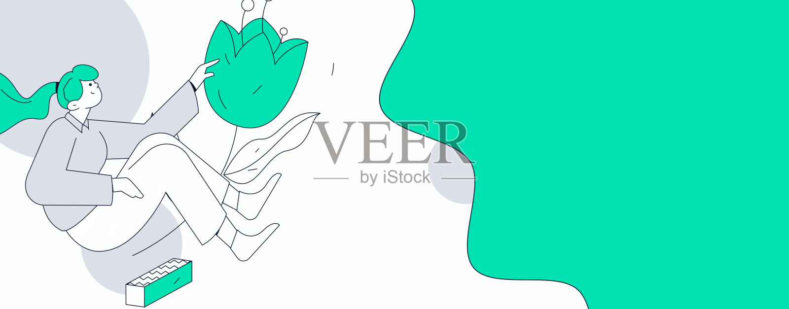 国际妇女节专业女性扁平角色矢量概念操作手绘插图插画图片素材