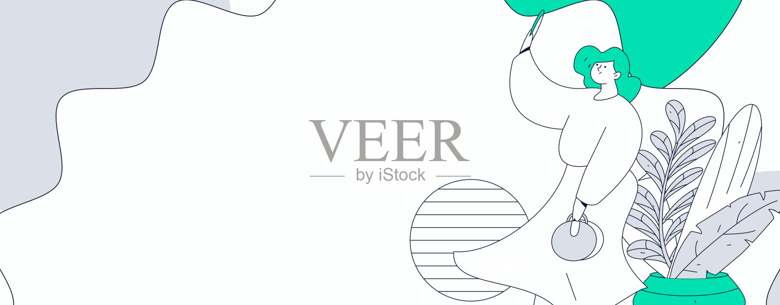 国际妇女节专业女性扁平角色矢量概念操作手绘插图插画图片素材