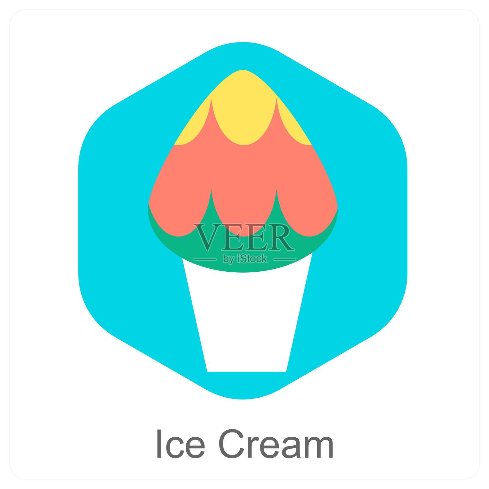 冰淇淋插画图片素材
