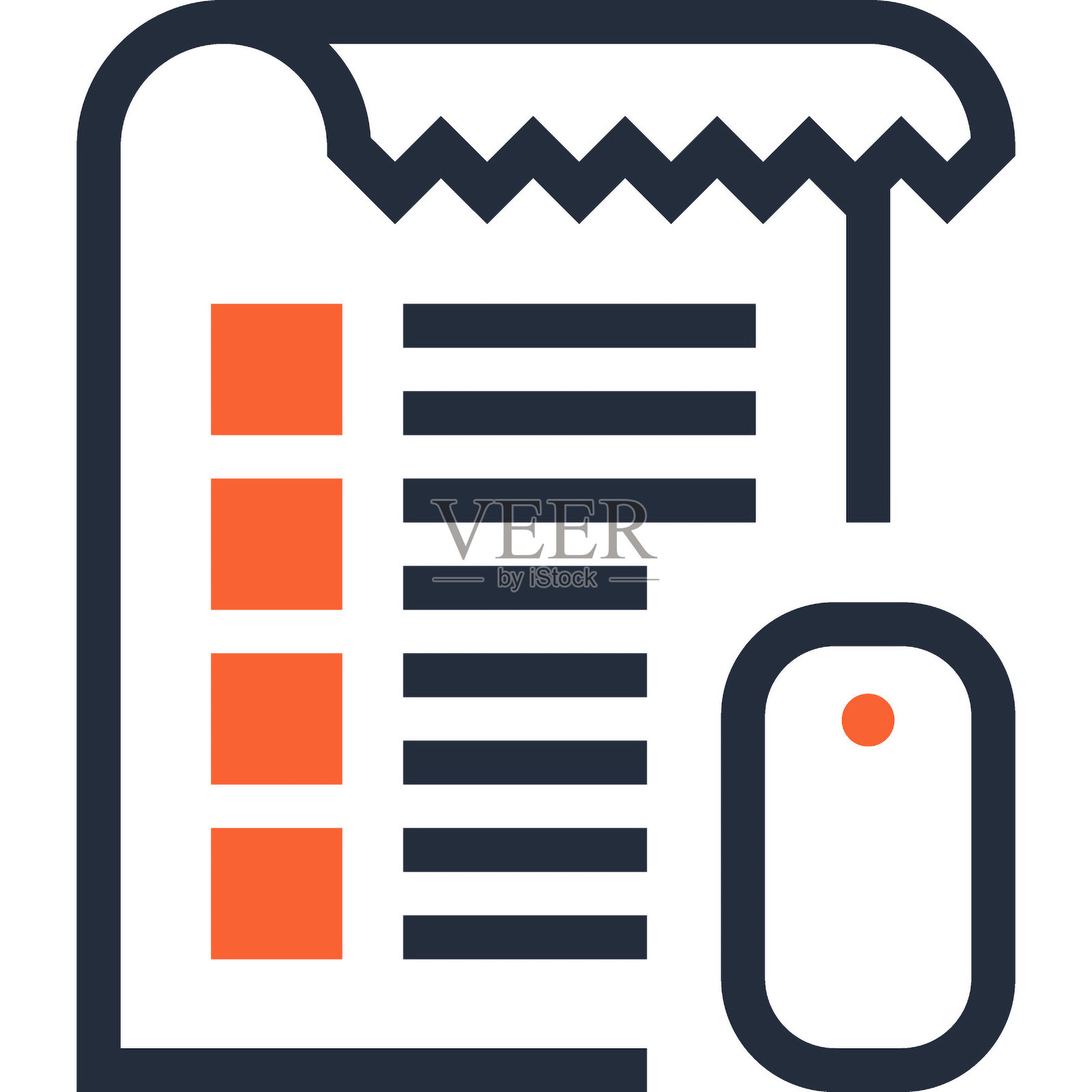 购物清单插画图片素材