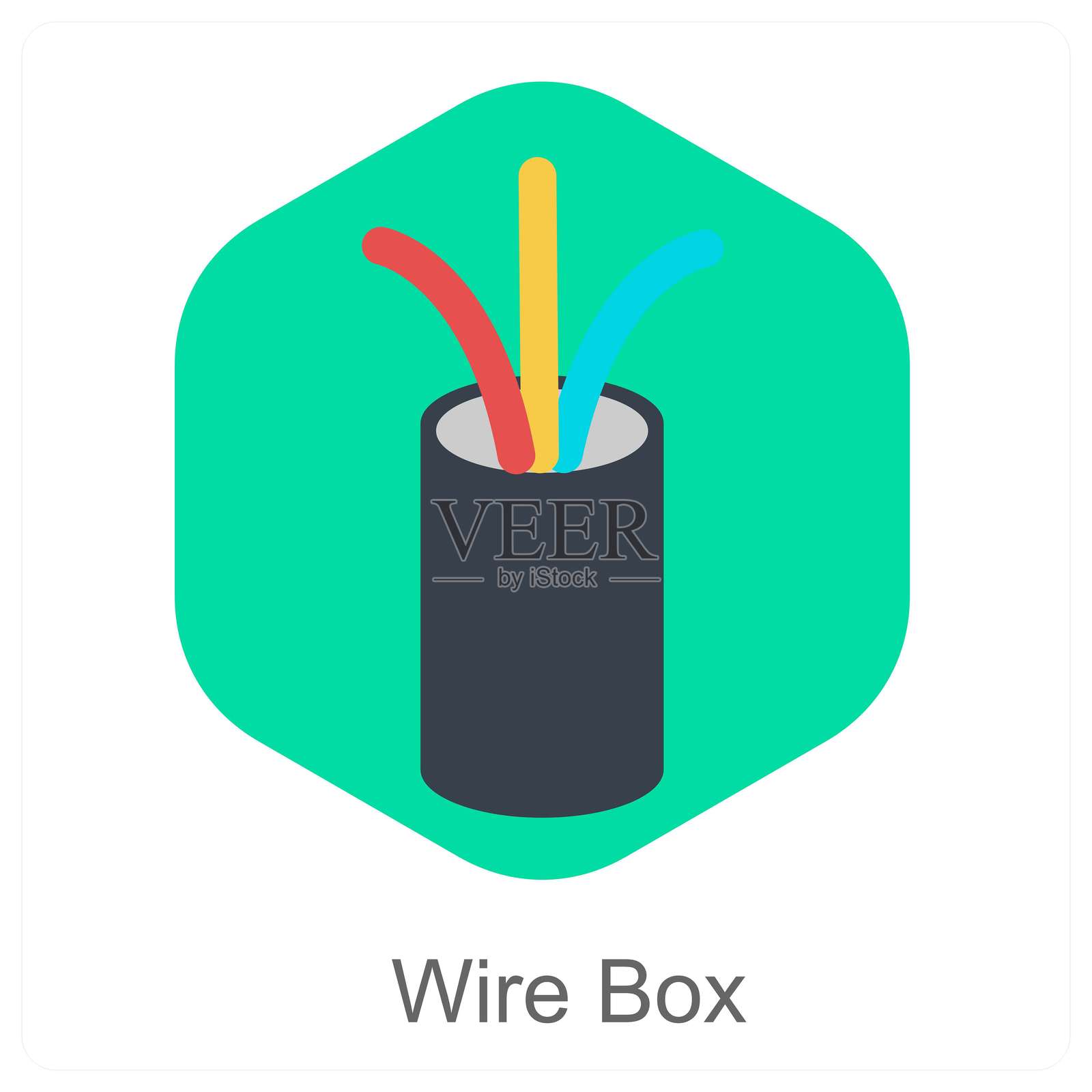 线盒插画图片素材