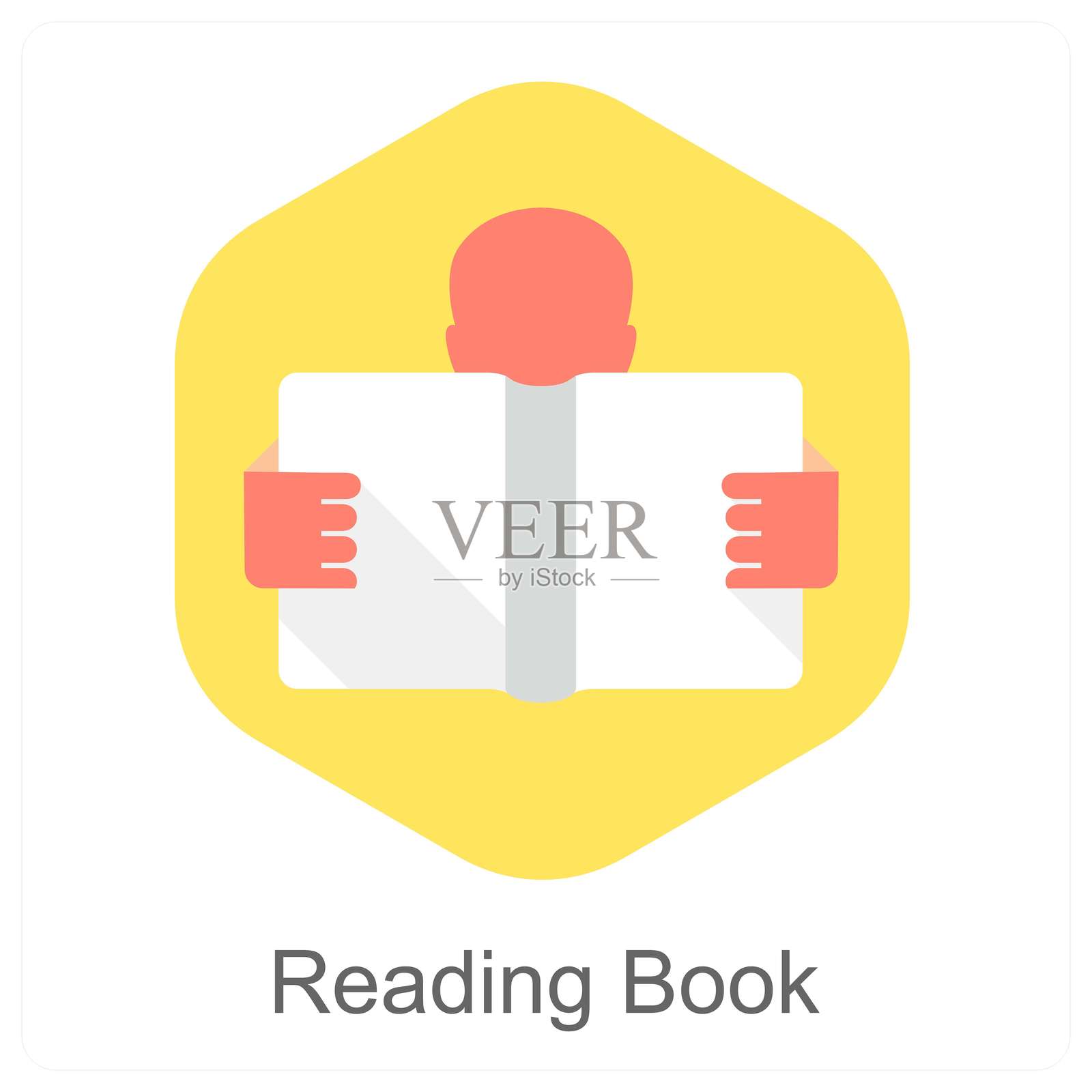 阅读书籍插画图片素材