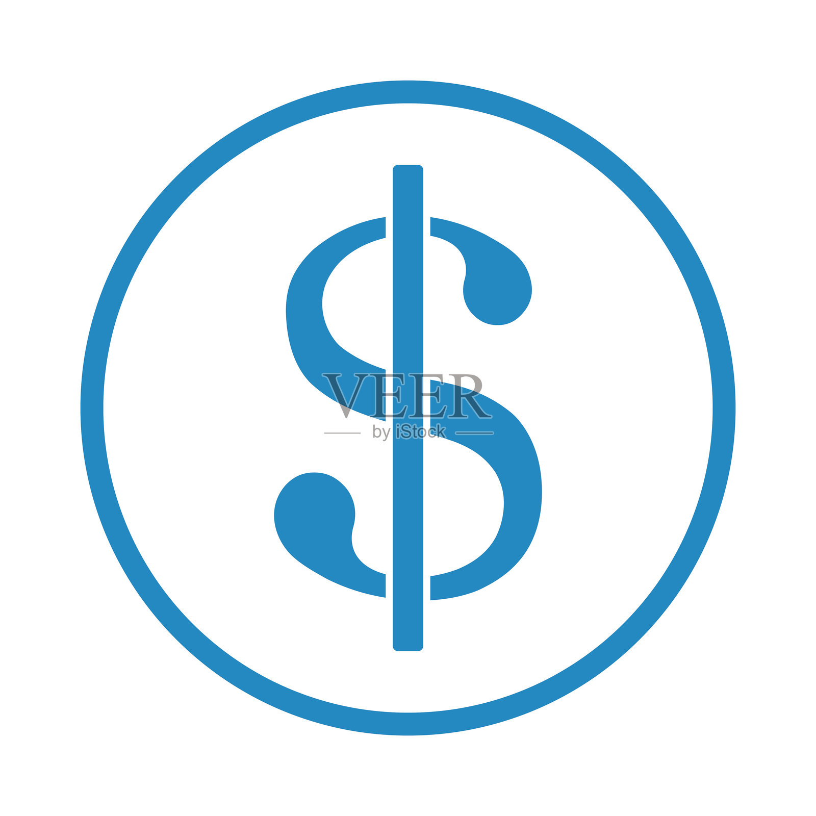 美元符号插画图片素材