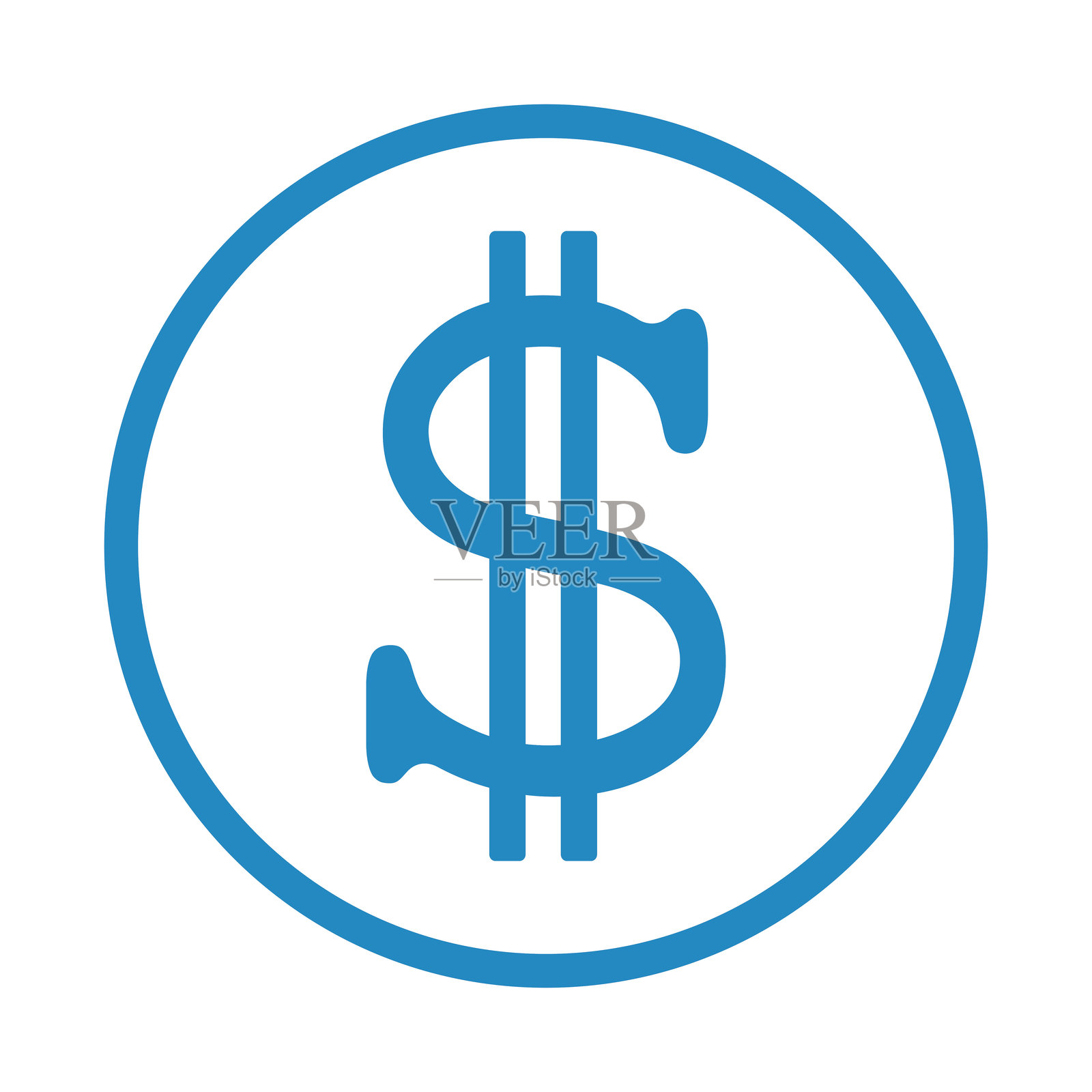 美元符号插画图片素材