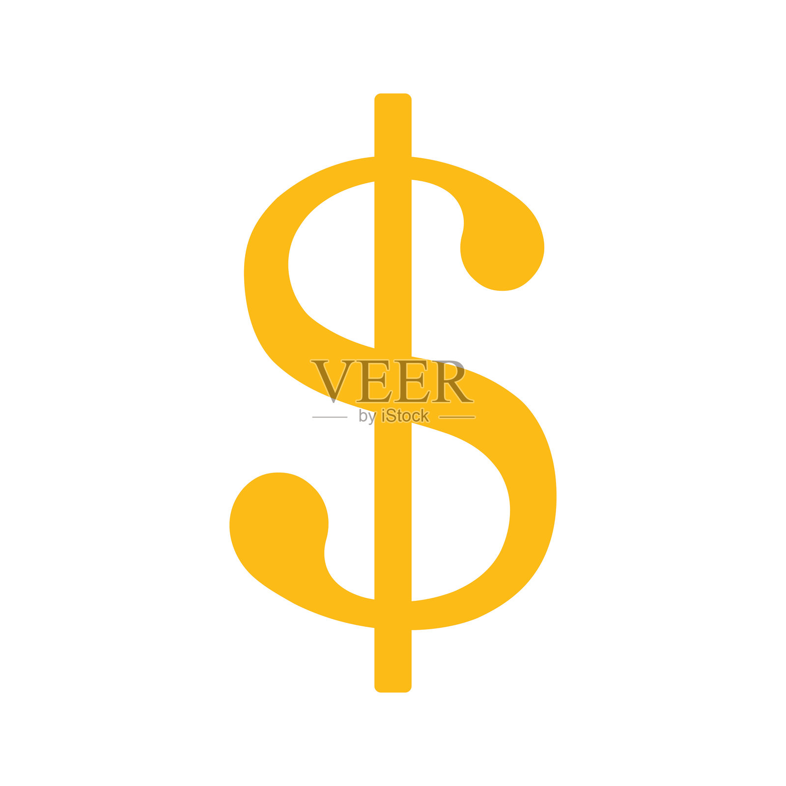美元符号插画图片素材