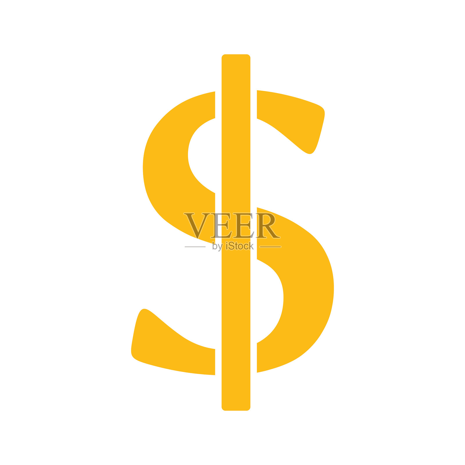 美元符号插画图片素材