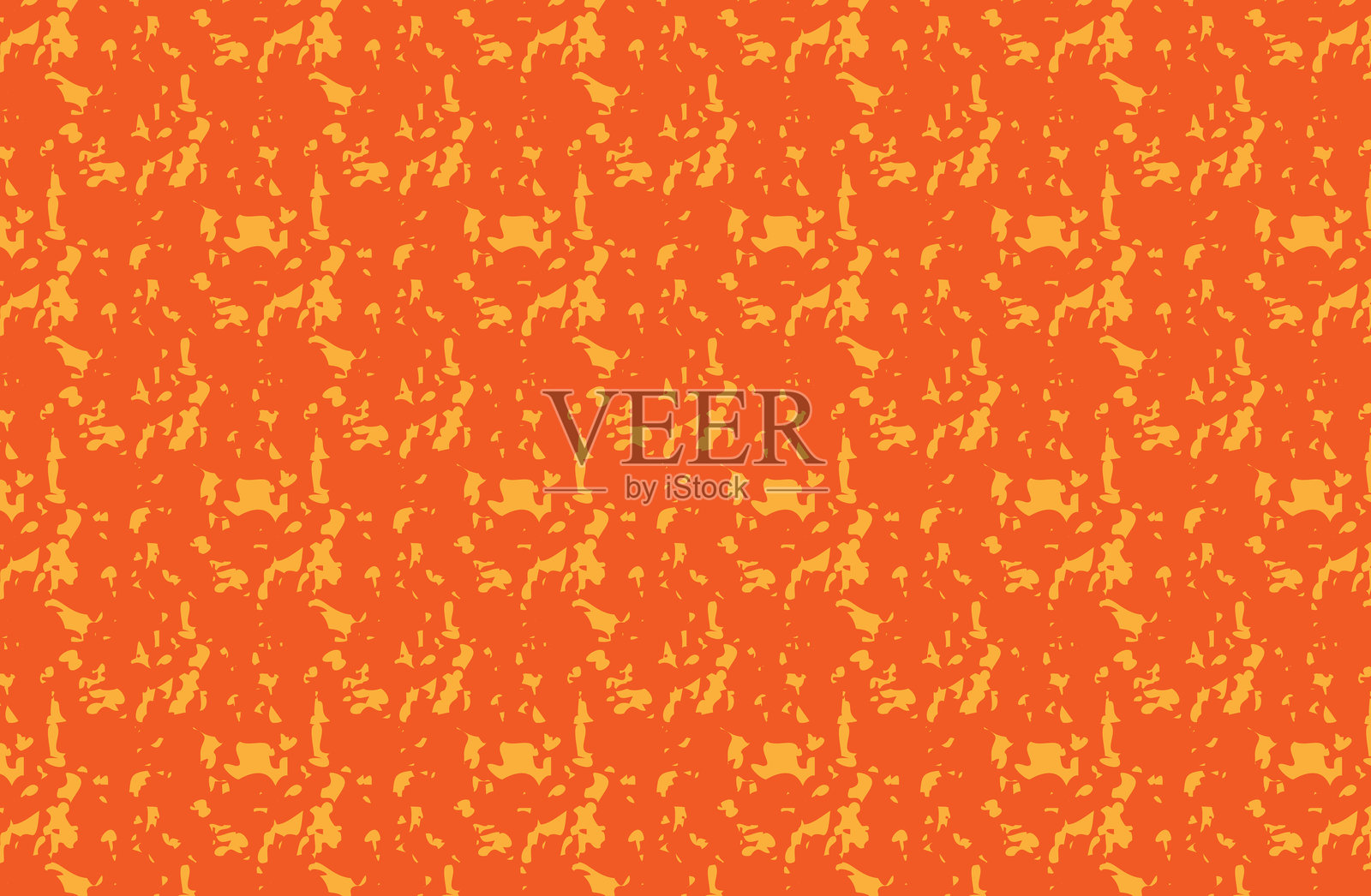 橙色图案纹理背景素材插画图片素材