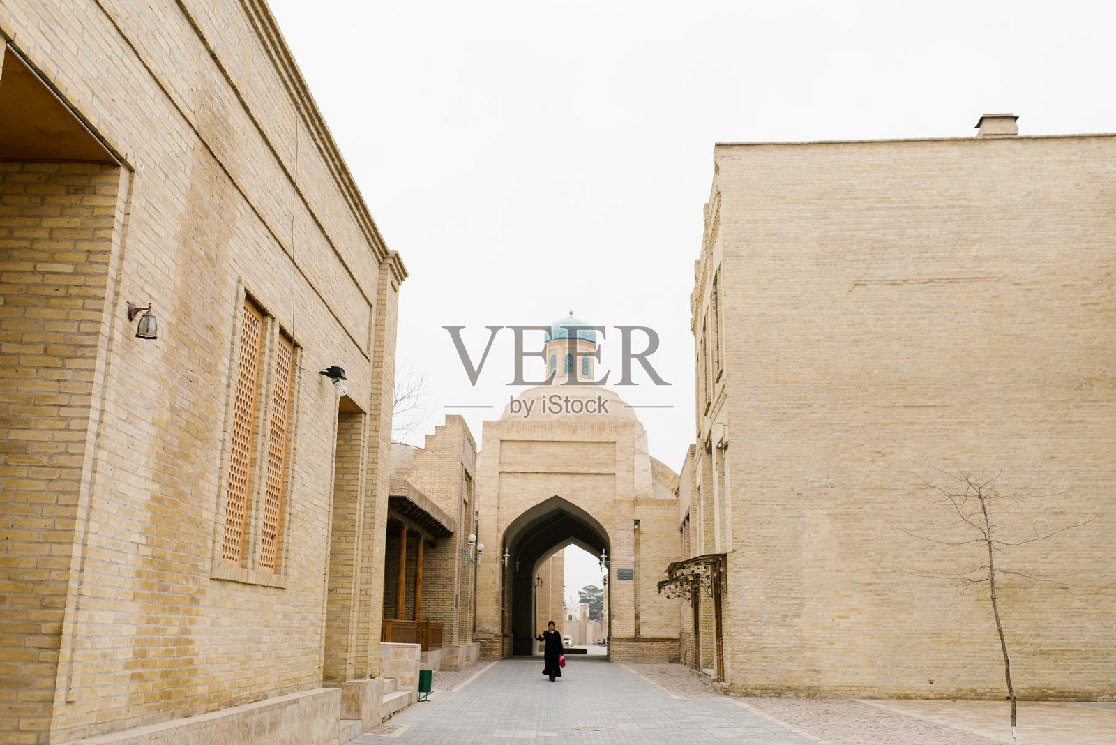 布哈拉的塔基扎尔加伦之路照片摄影图片